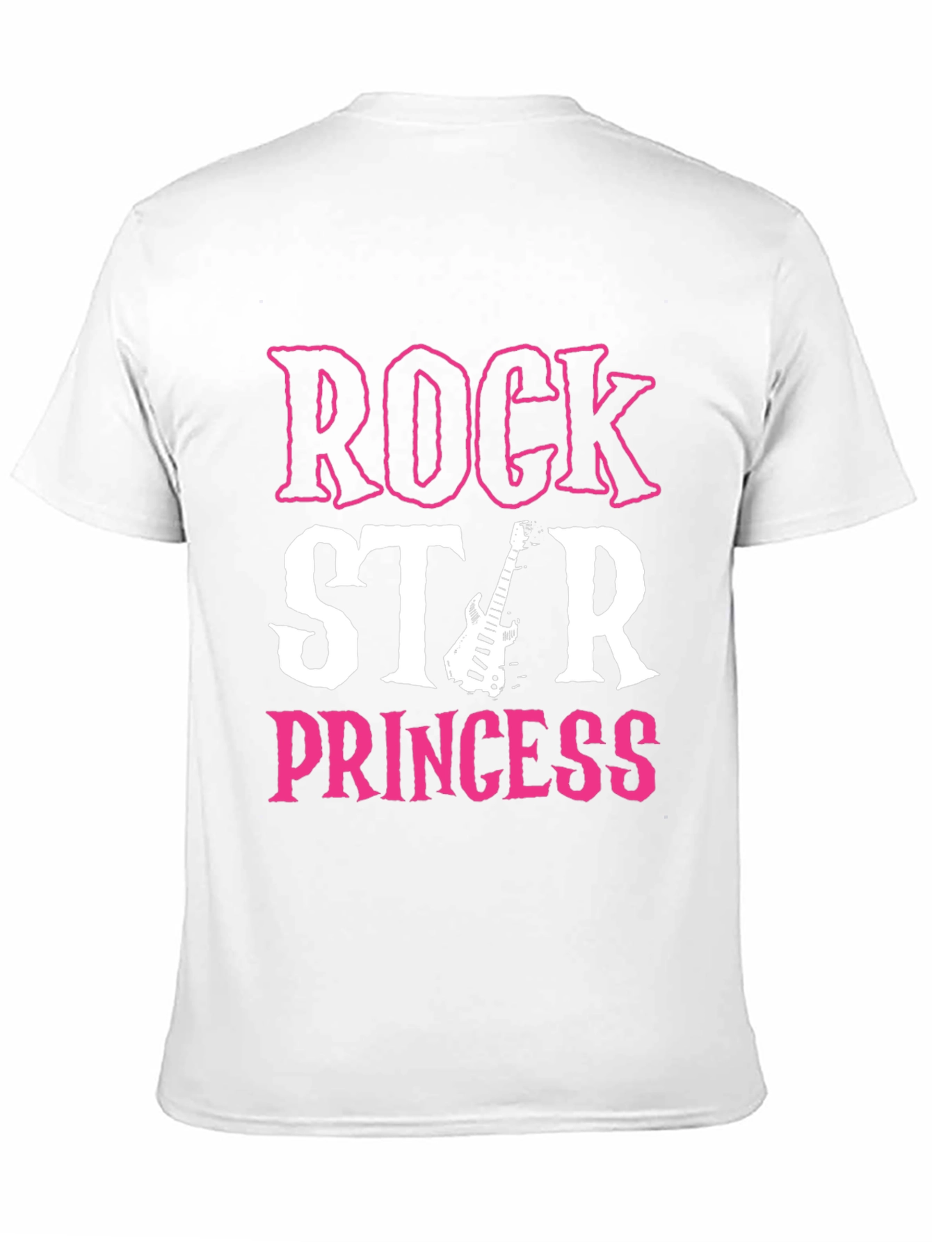 Rock Star Princess Graphic T-Shirt - Black