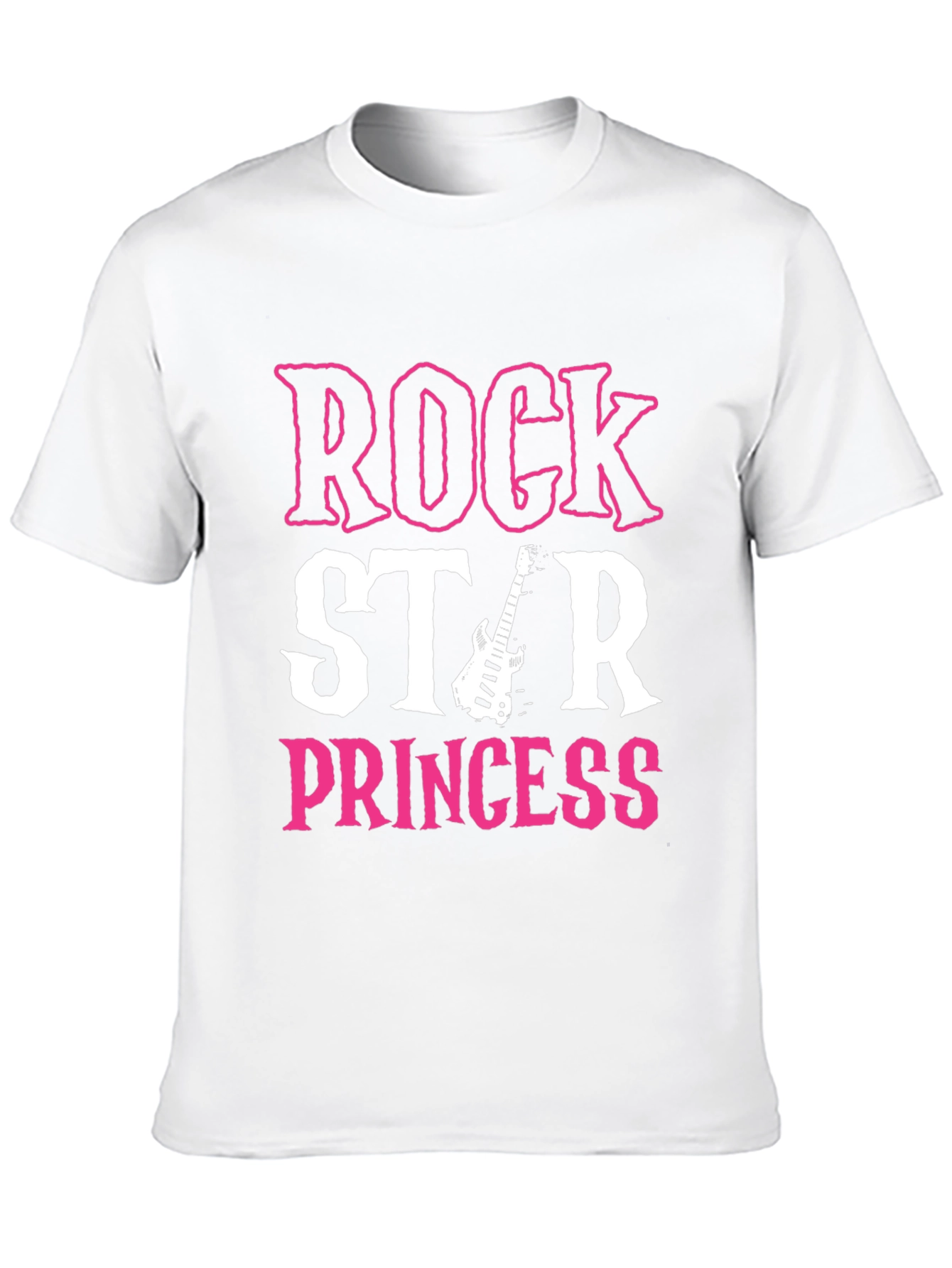 Rock Star Princess Graphic T-Shirt - Black