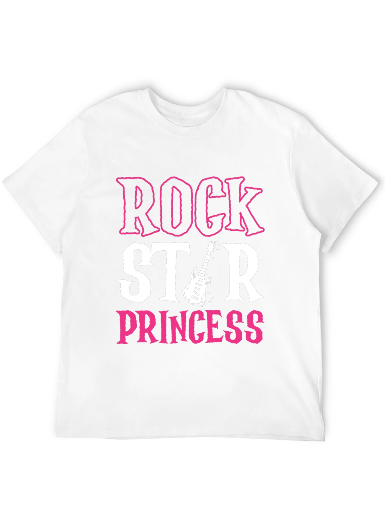 Rock Star Princess Graphic T-Shirt - Black