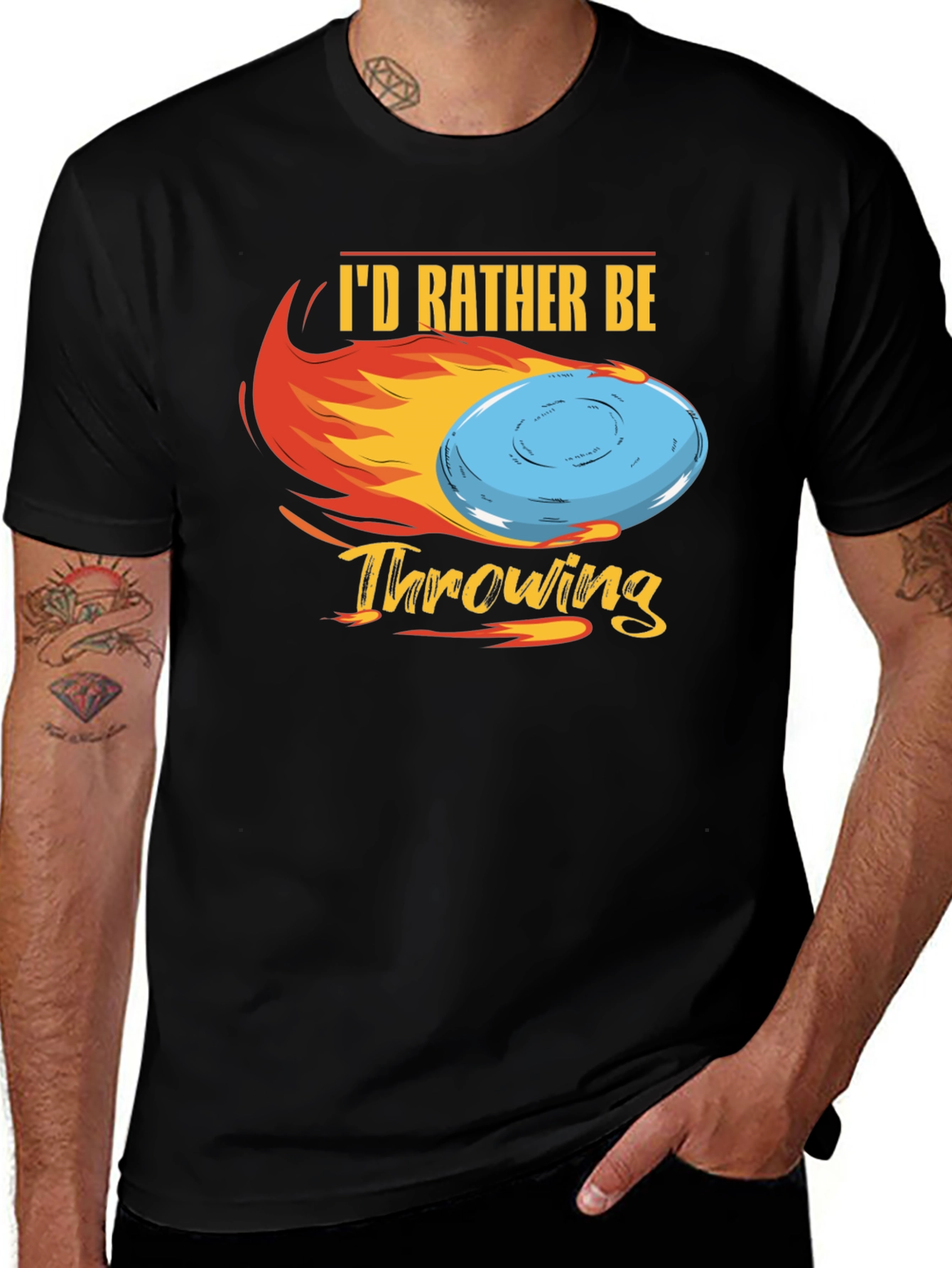 Id Rather Be Throwing Disc Golf T-Shirt