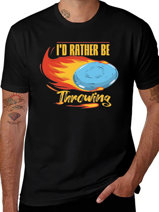 Id Rather Be Throwing Disc Golf T-Shirt