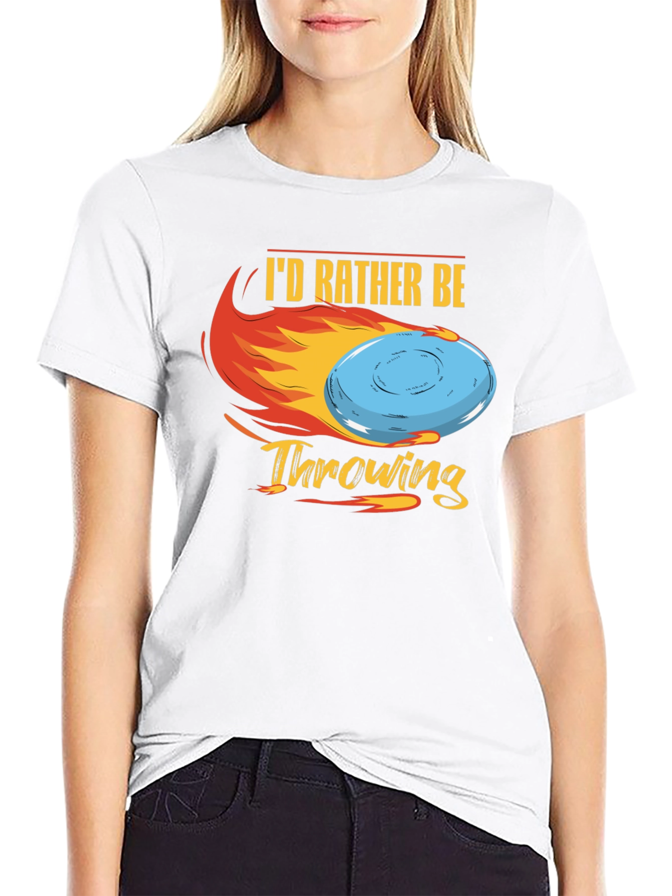 Id Rather Be Throwing Disc Golf T-Shirt