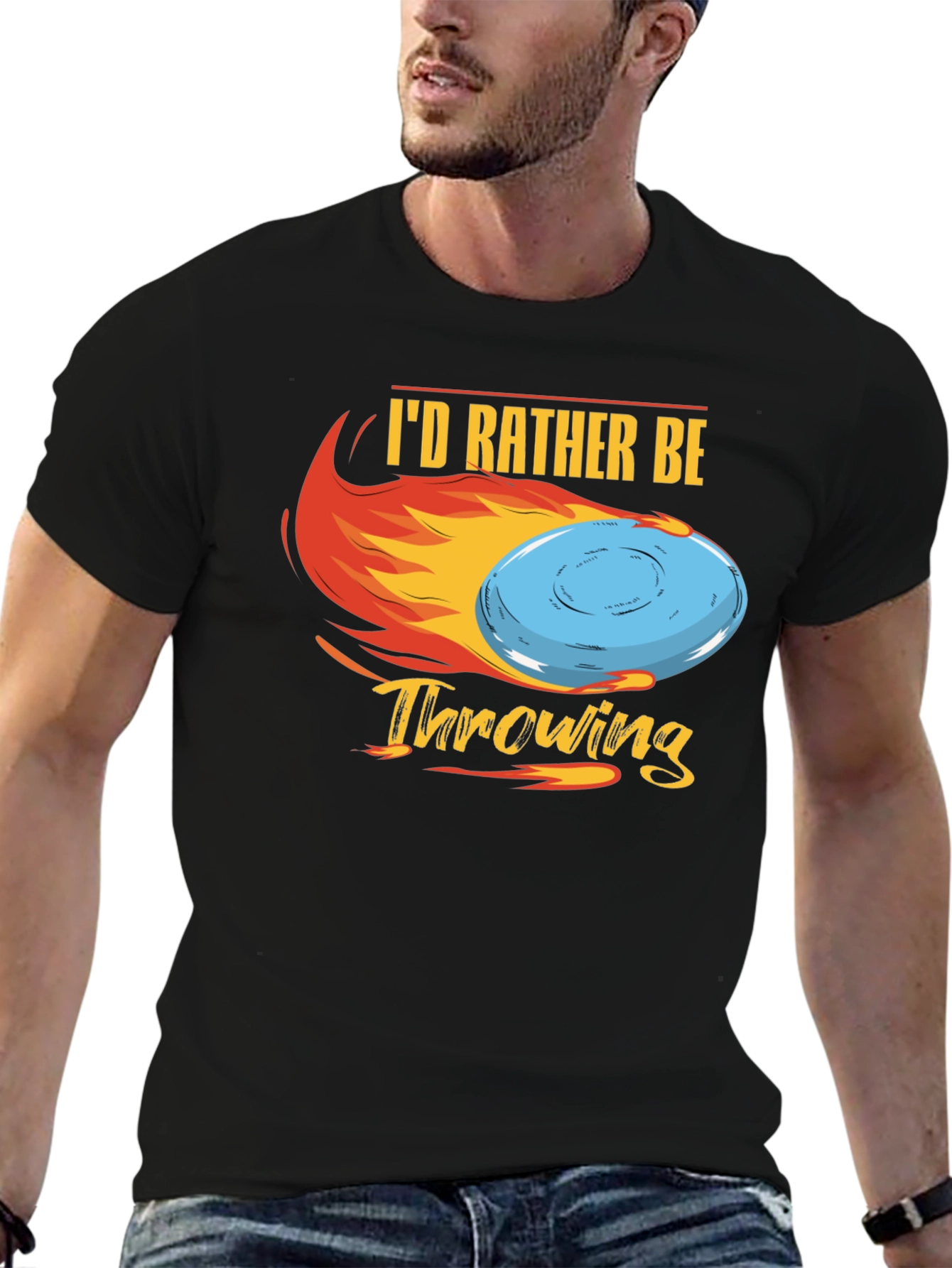 Id Rather Be Throwing Disc Golf T-Shirt
