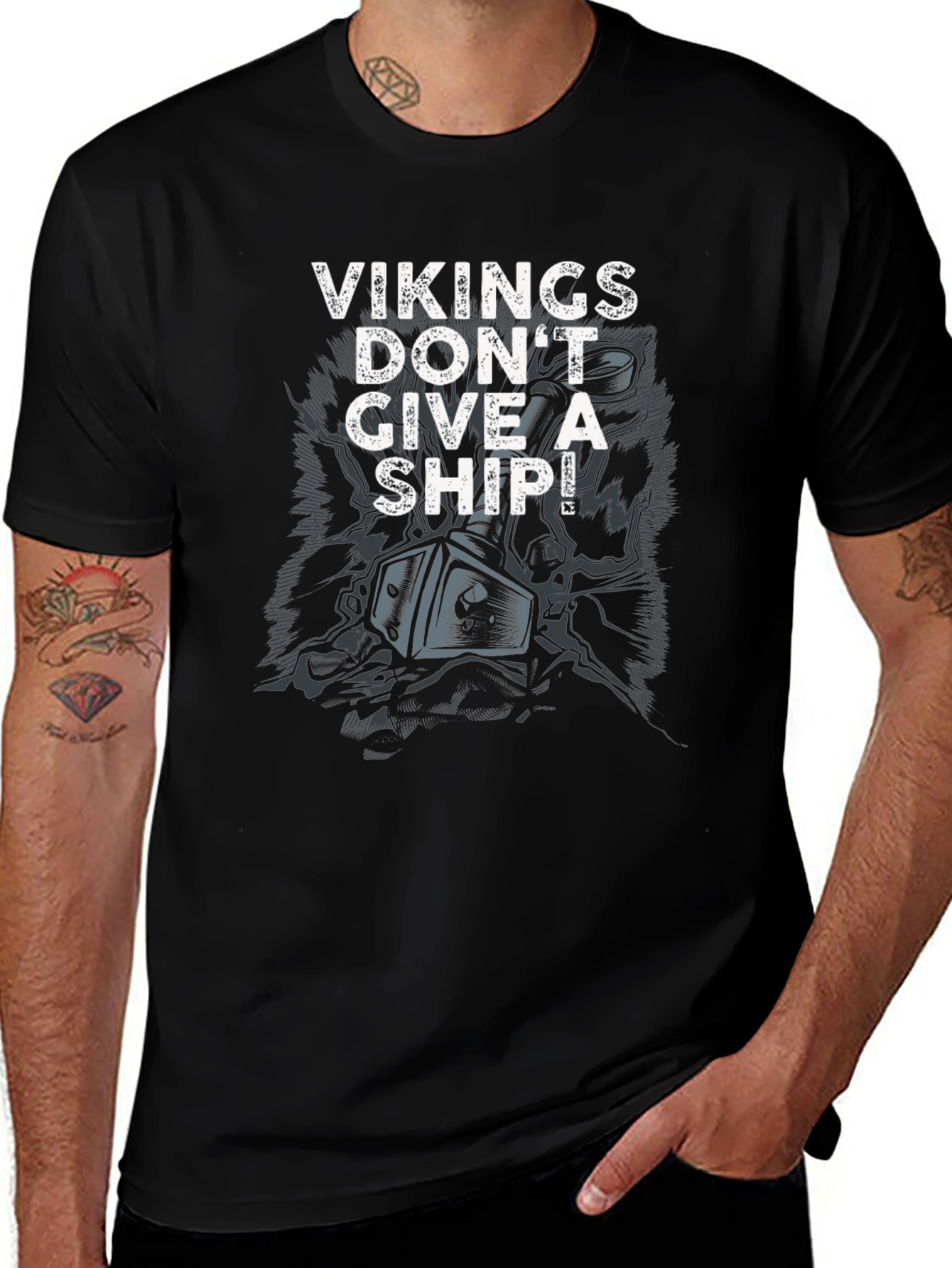 Vikings Dont Give A Ship! T-Shirt