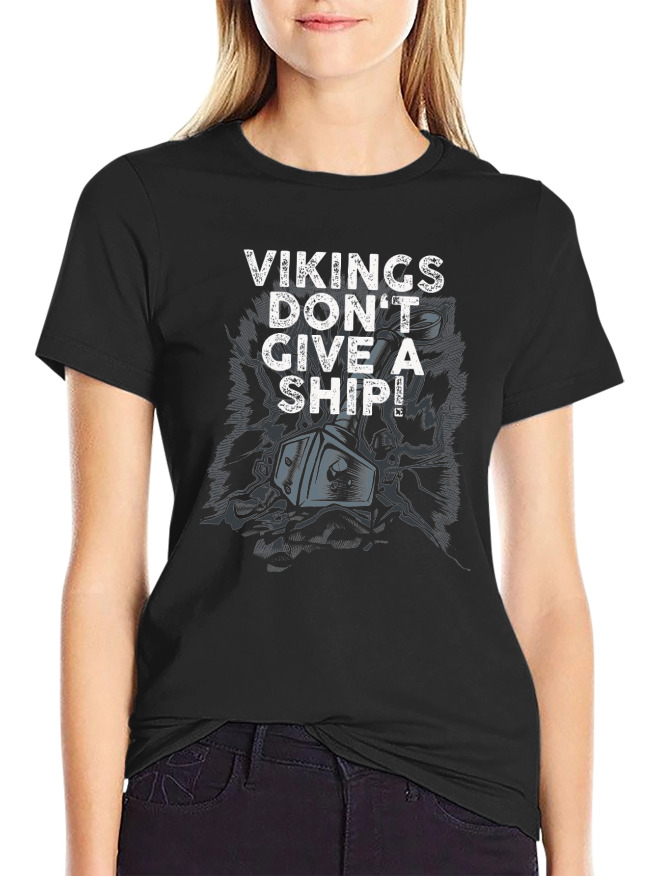 Vikings Dont Give A Ship! T-Shirt