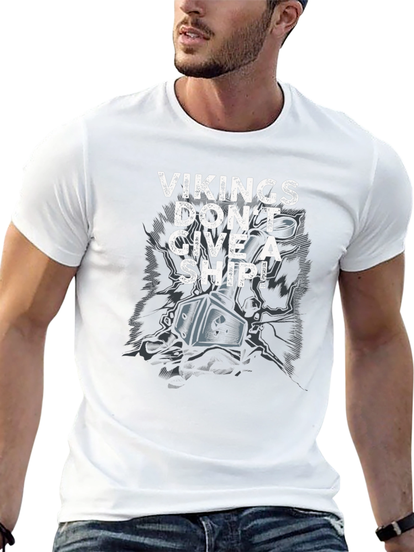 Vikings Dont Give A Ship! T-Shirt