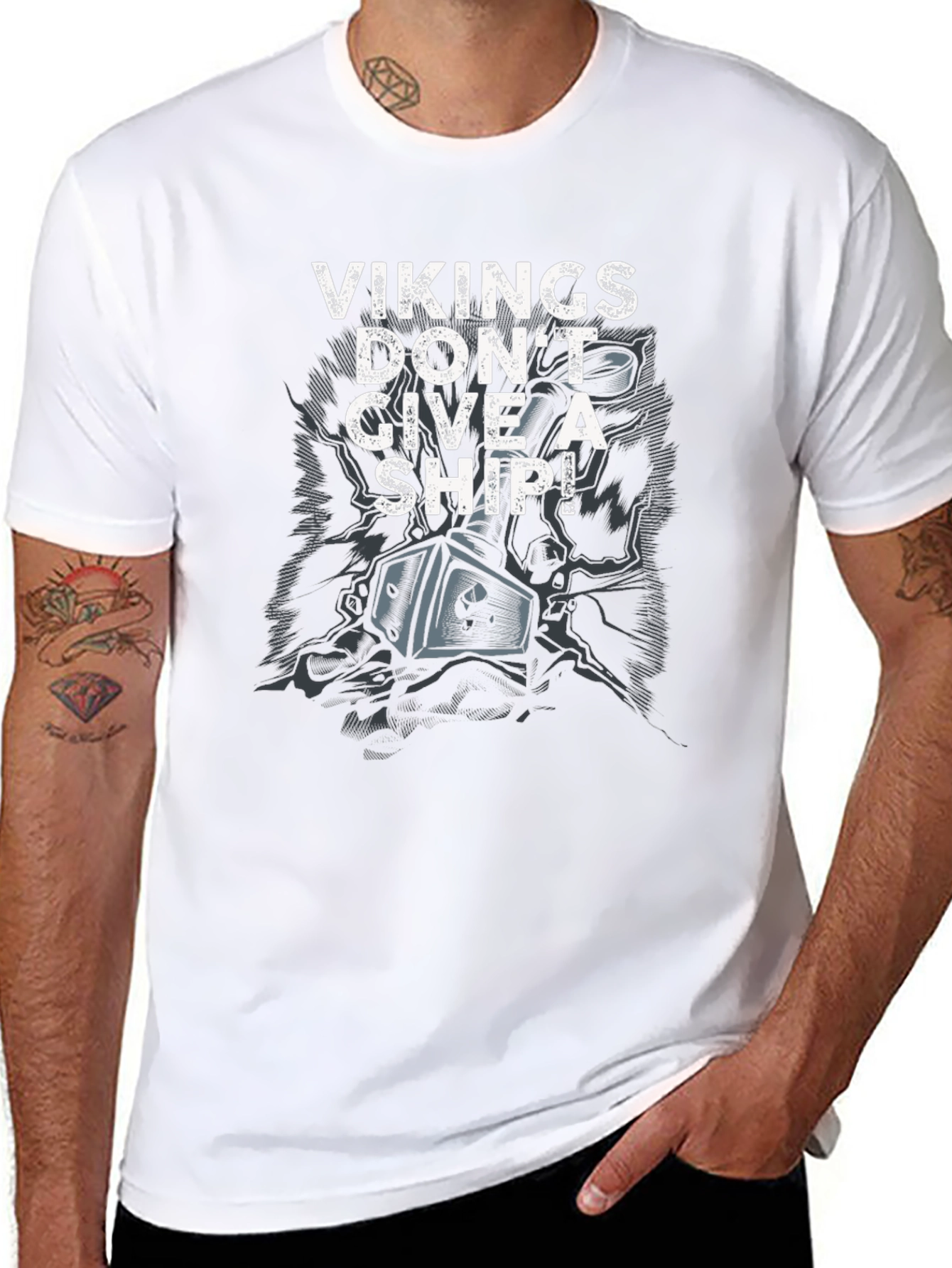 Vikings Dont Give A Ship! T-Shirt
