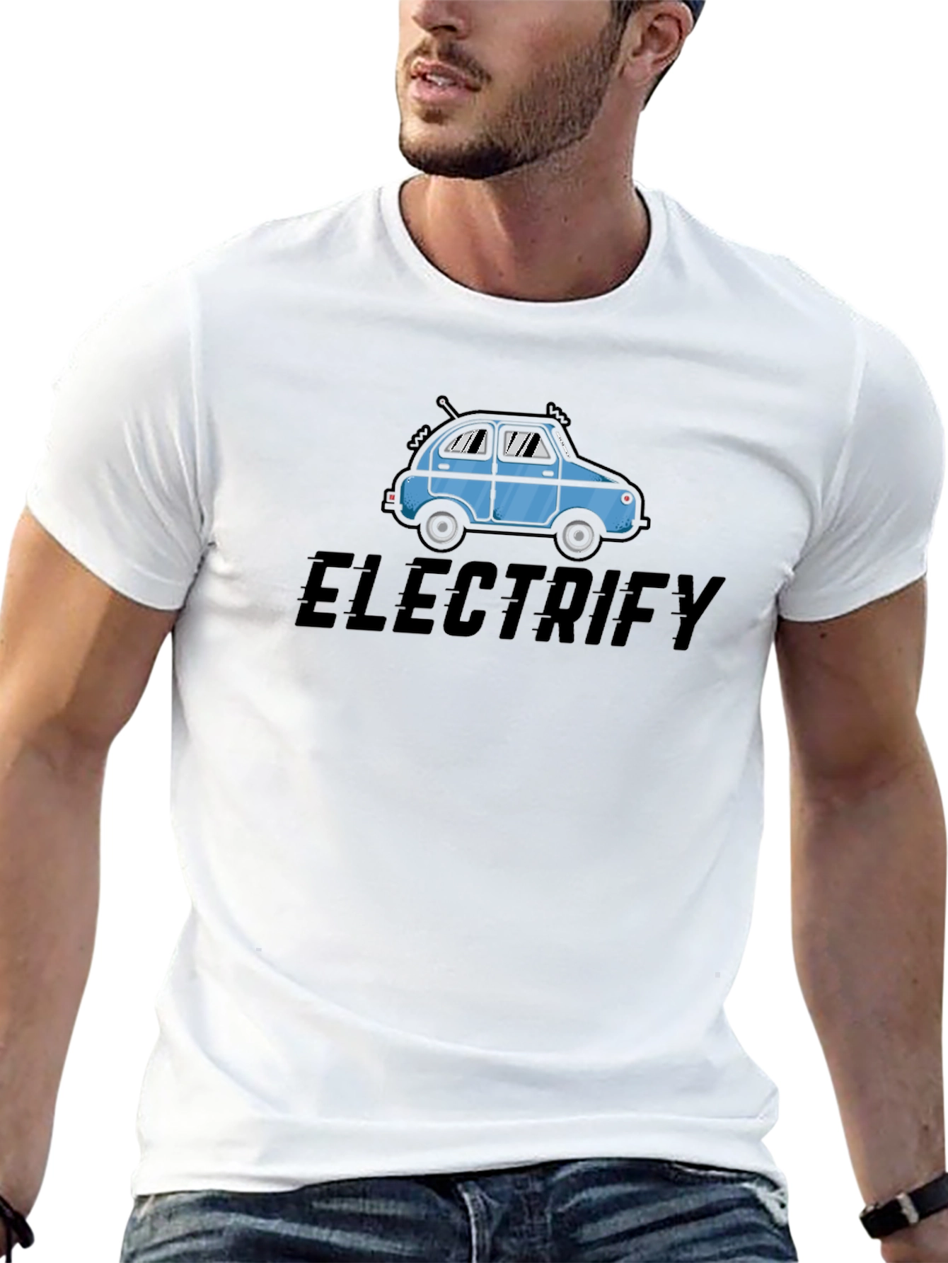 Electrify T-Shirt - Retro Car Design