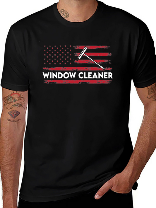 Window Cleaner Patriotic T-Shirt