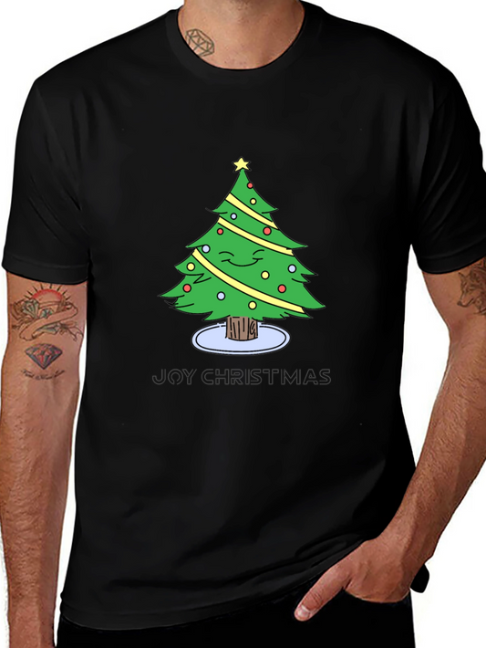 Christmas Tree Graphic Tee - Holiday Cheer