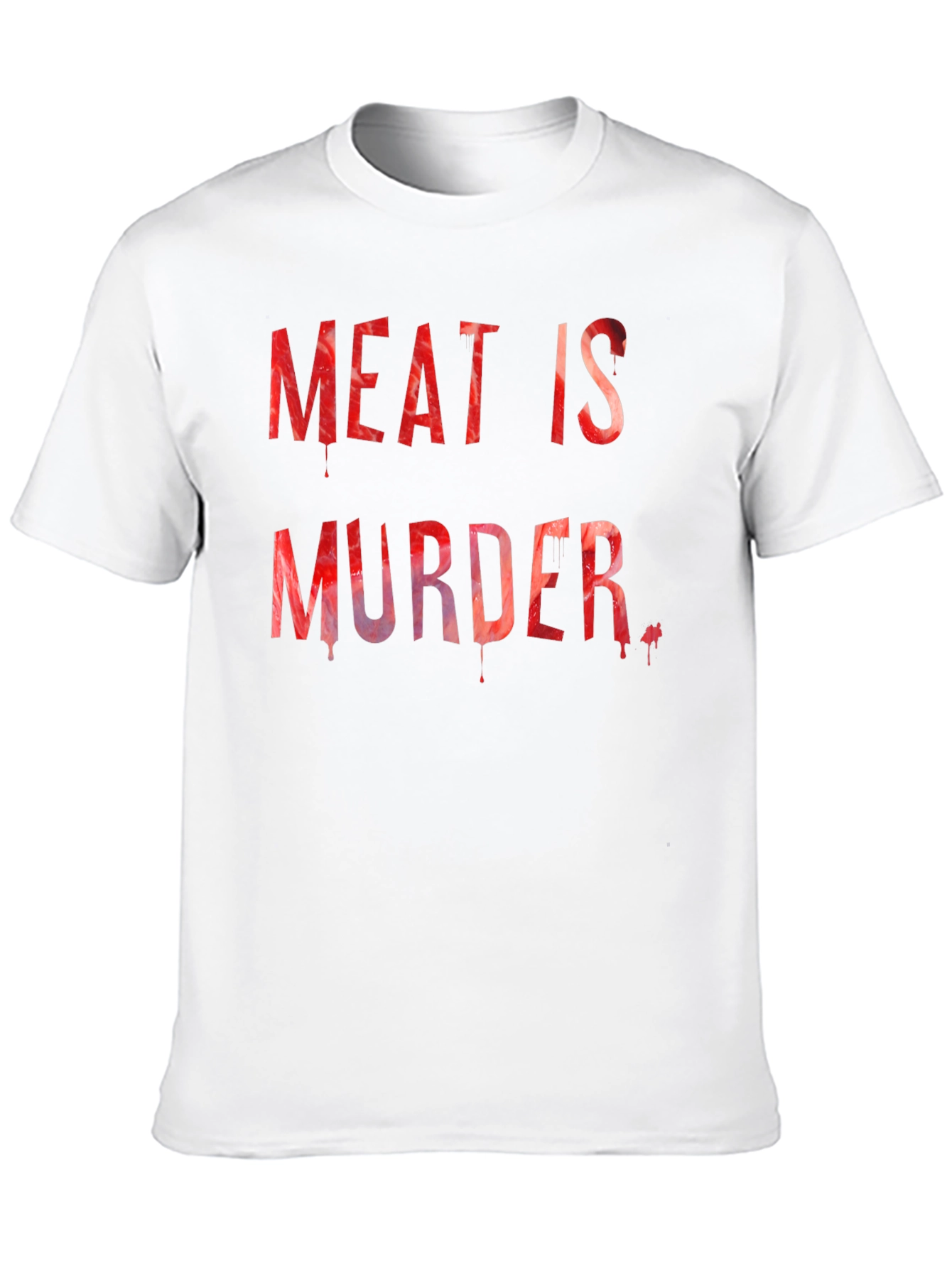 Meat is Murder T-Shirt - Vegan Protest Tee
