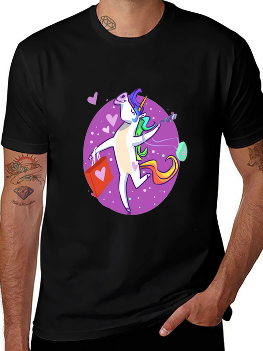 Unicorn Shopping T-Shirt - Black