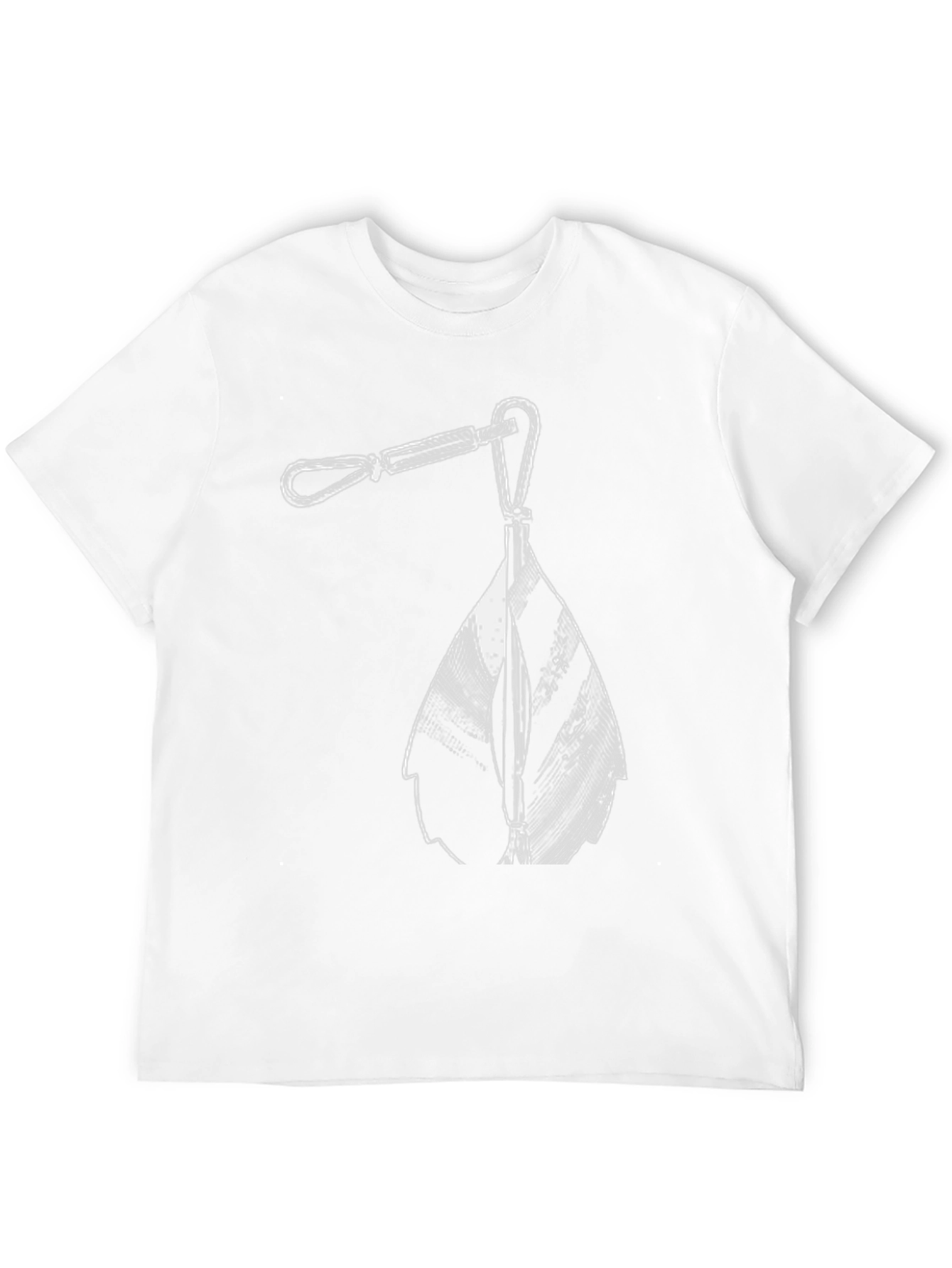 Black T-Shirt with Unique Hardware Graphic