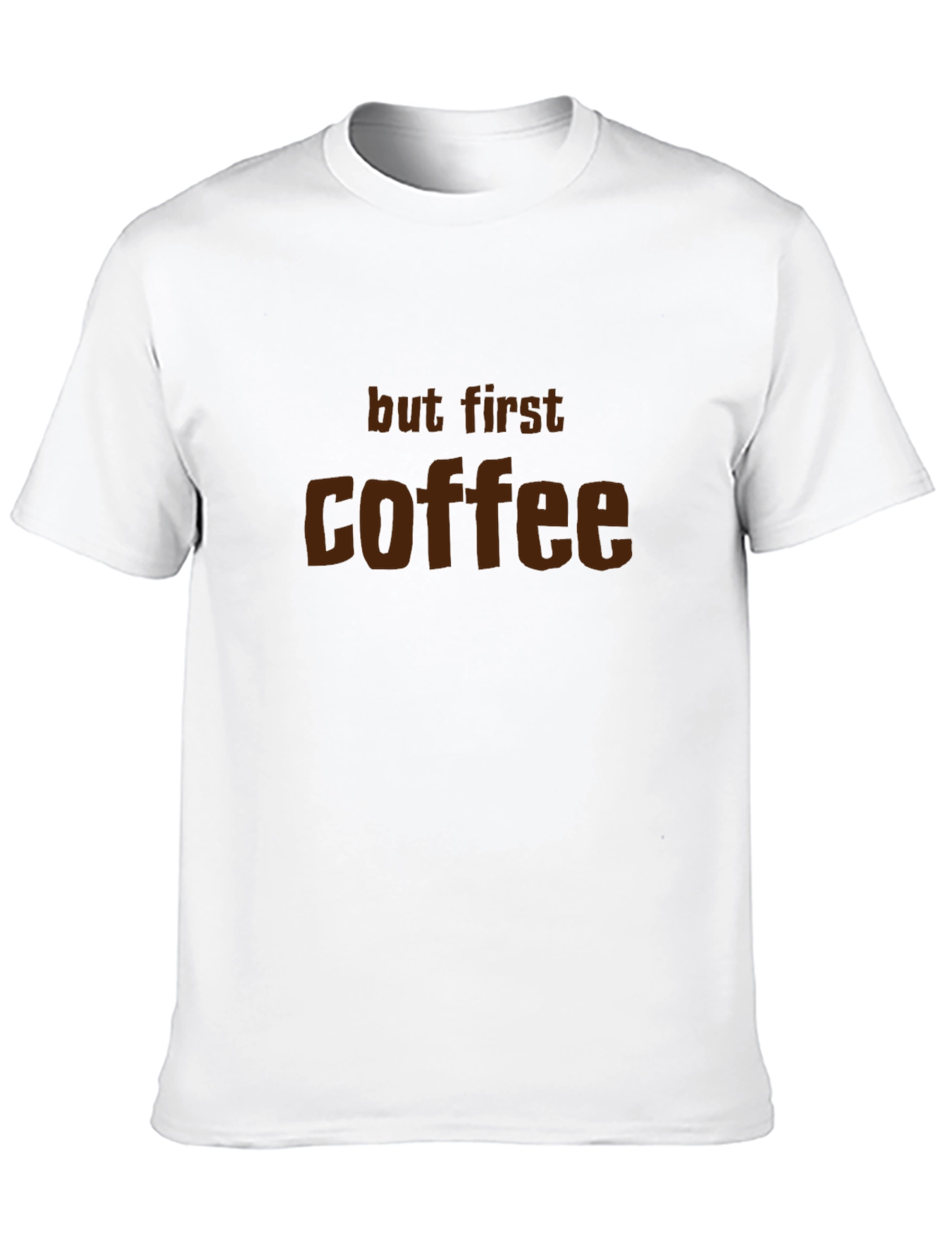 But First Coffee Graphic Tee - Mens Black T-Shirt