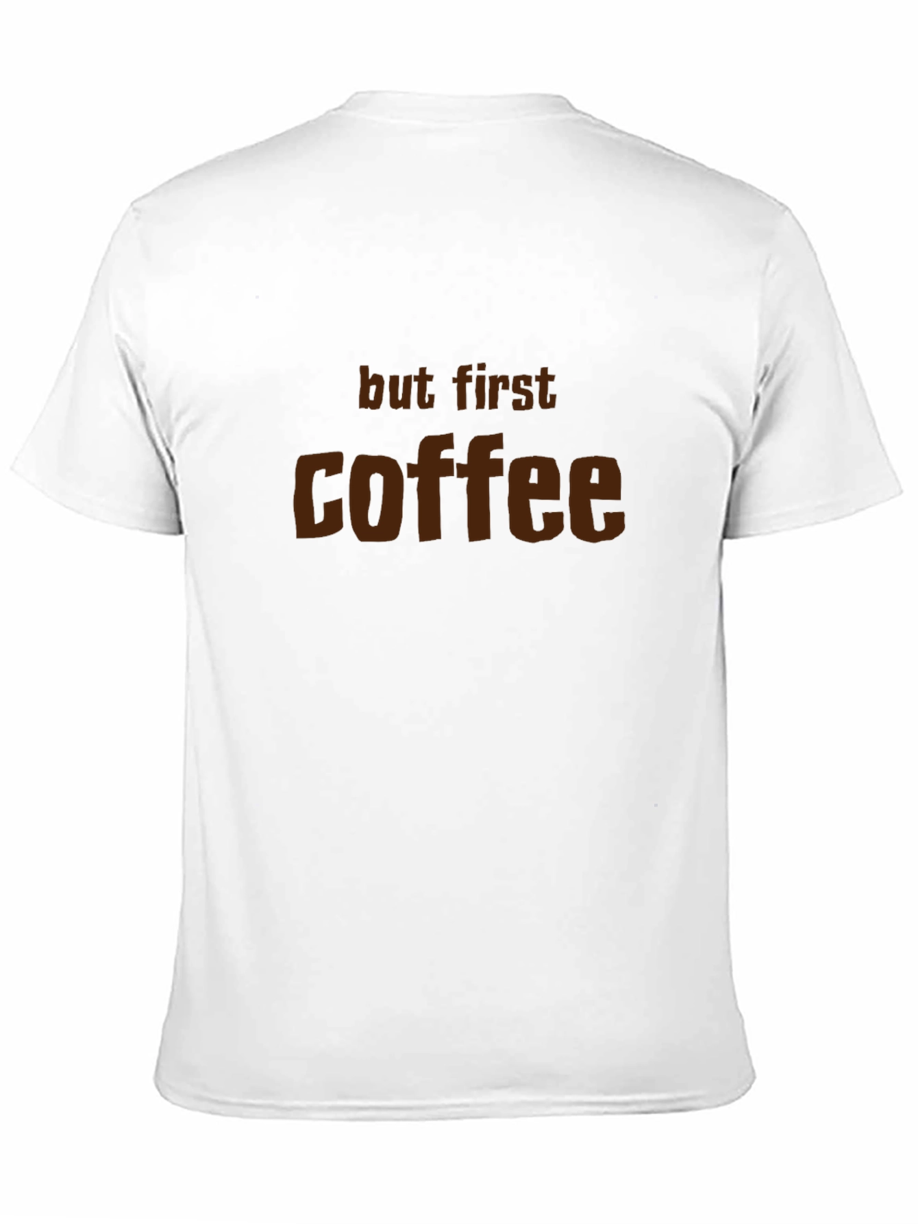 But First Coffee Graphic Tee - Mens Black T-Shirt