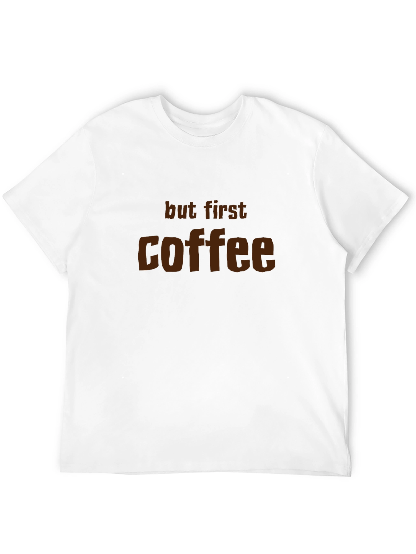 But First Coffee Graphic Tee - Mens Black T-Shirt