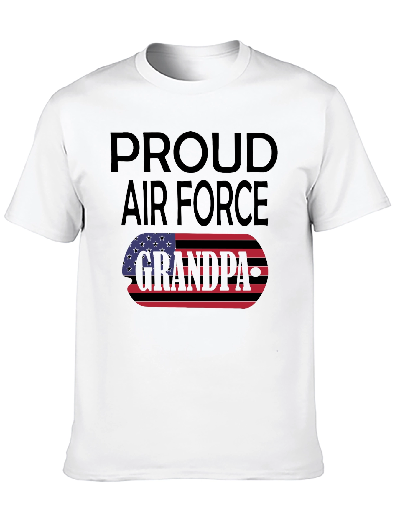 Proud Air Force Grandpa Graphic T-Shirt