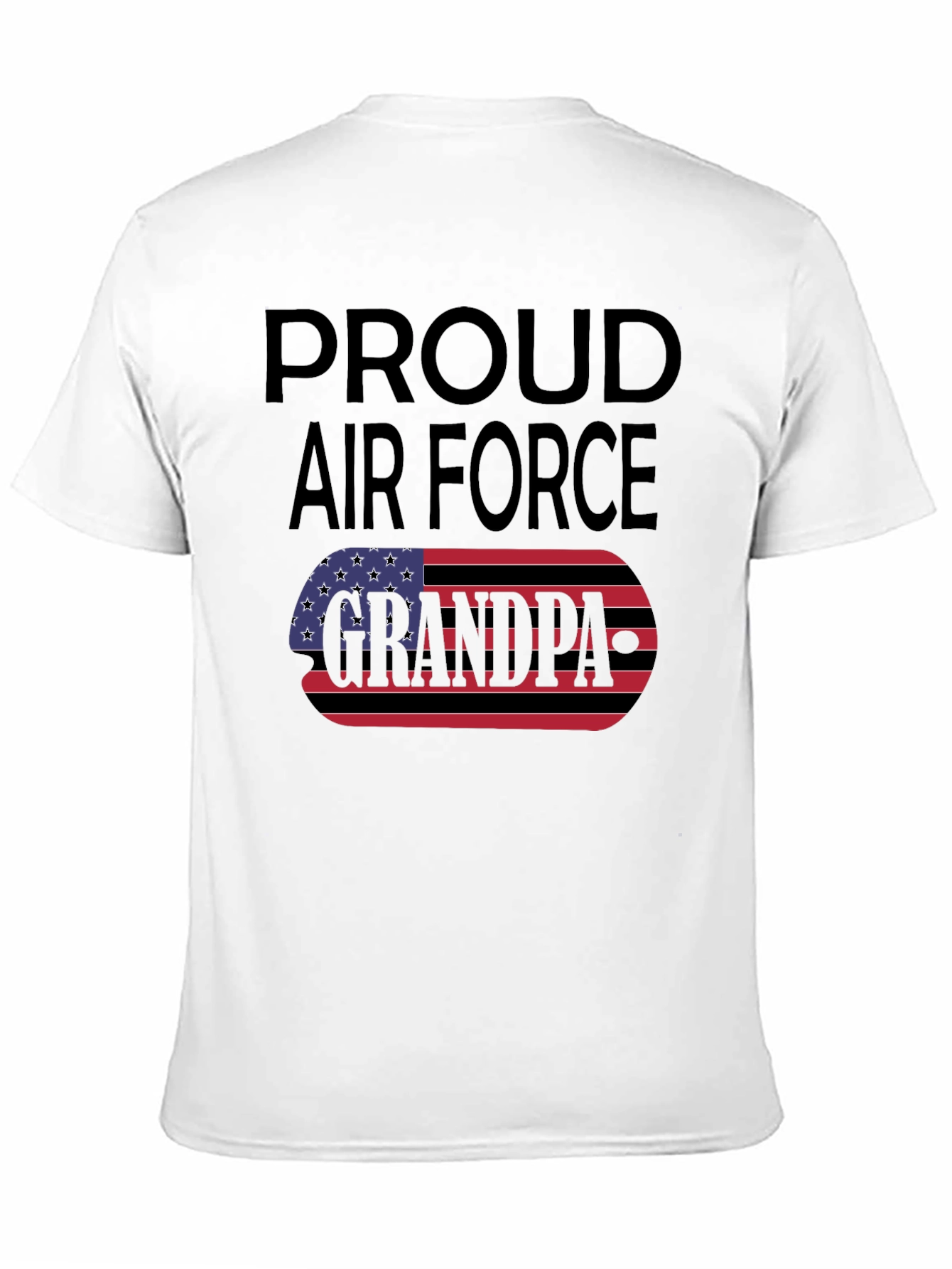 Proud Air Force Grandpa Graphic T-Shirt
