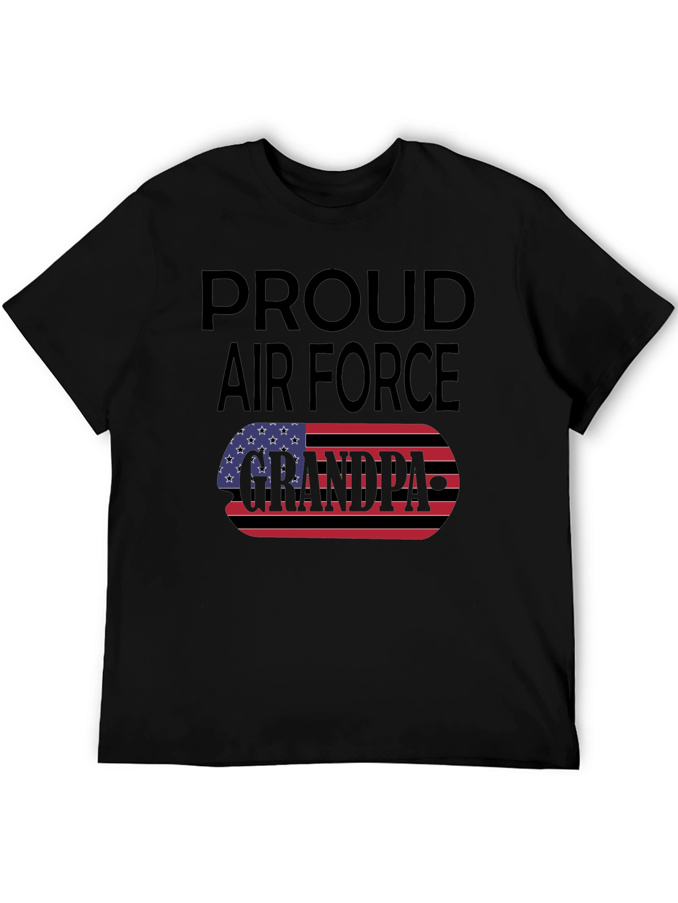 Proud Air Force Grandpa Graphic T-Shirt