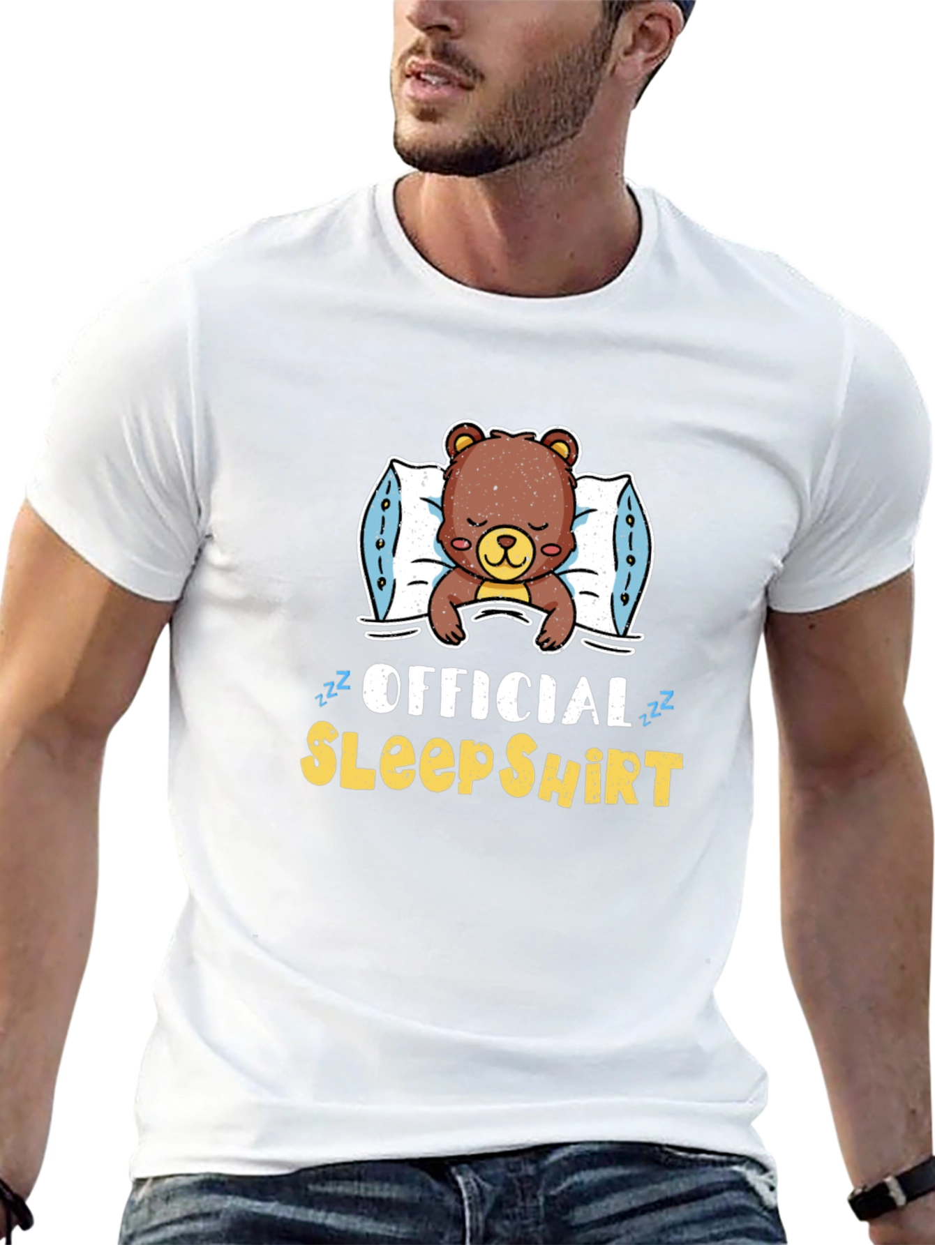 Official Sleep Shirt - Cute Bear Pajama Top