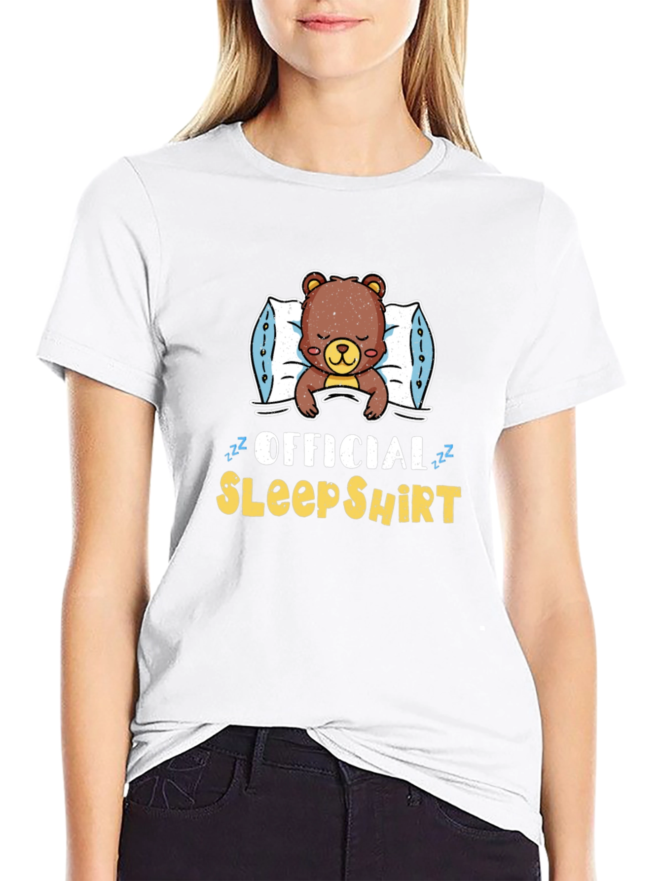 Official Sleep Shirt - Cute Bear Pajama Top