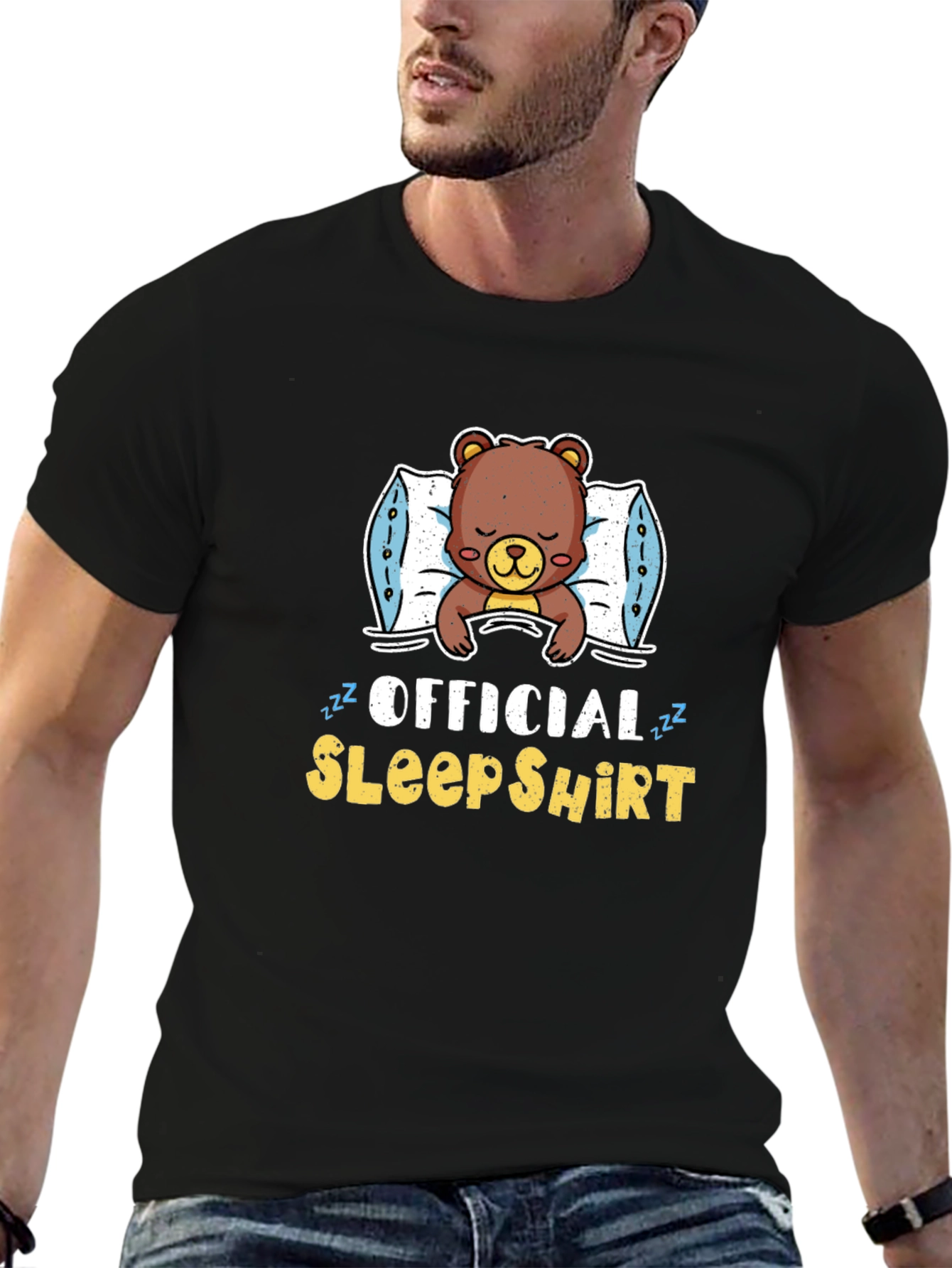 Official Sleep Shirt - Cute Bear Pajama Top