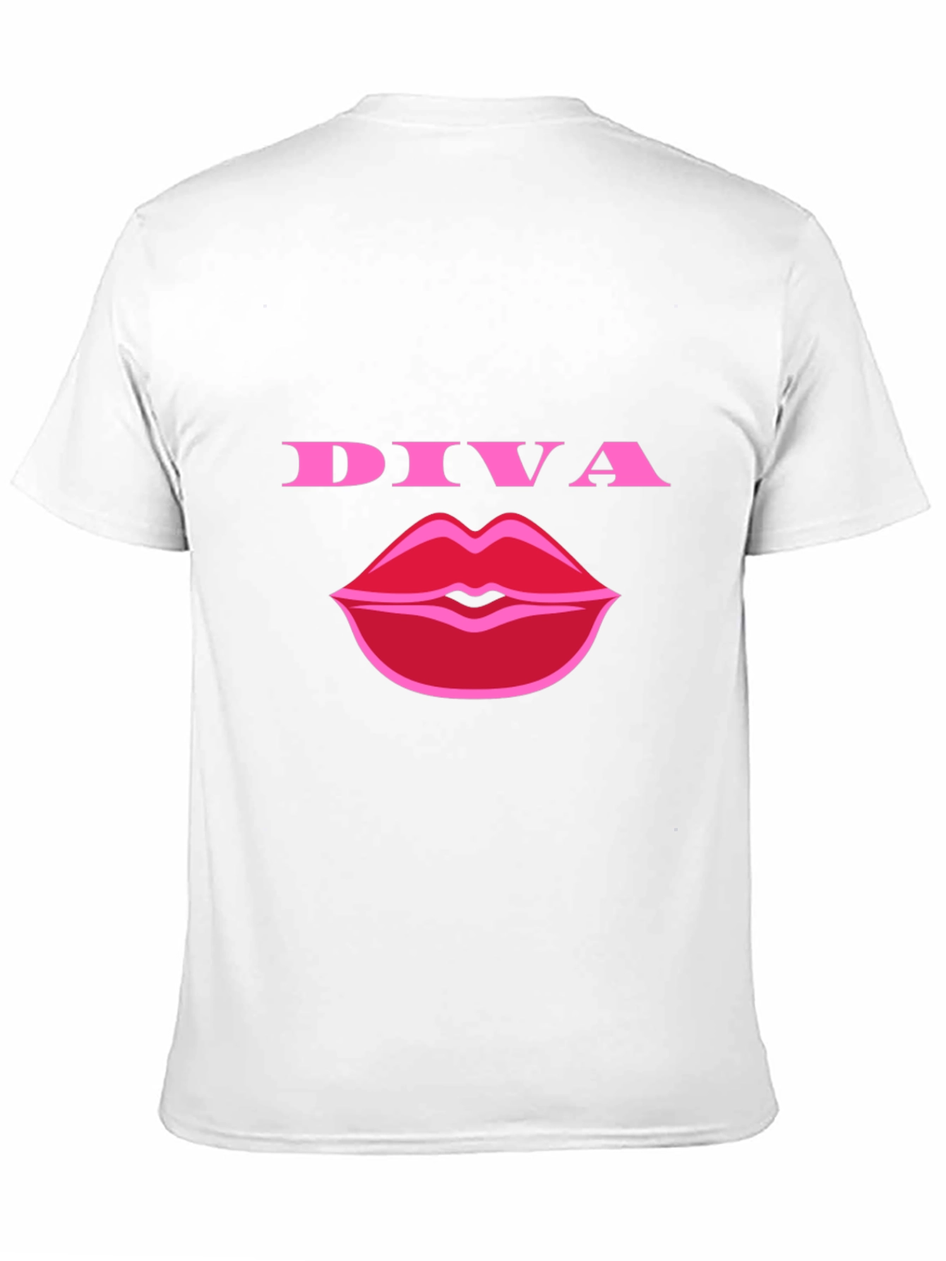 Diva Lips Graphic Tee - Stylish Black T-Shirt