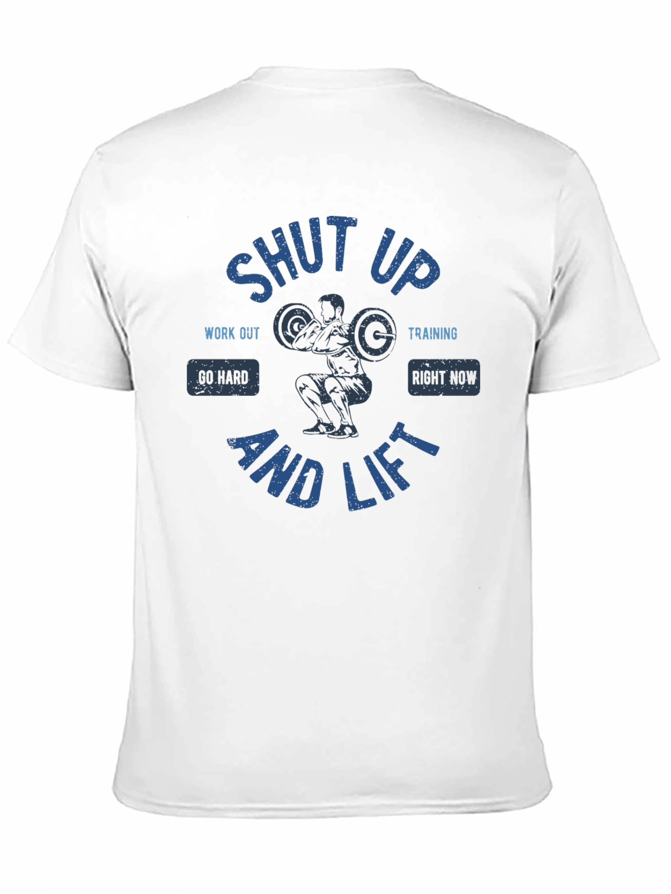 Shut Up And Lift Black Graphic T-Shirt