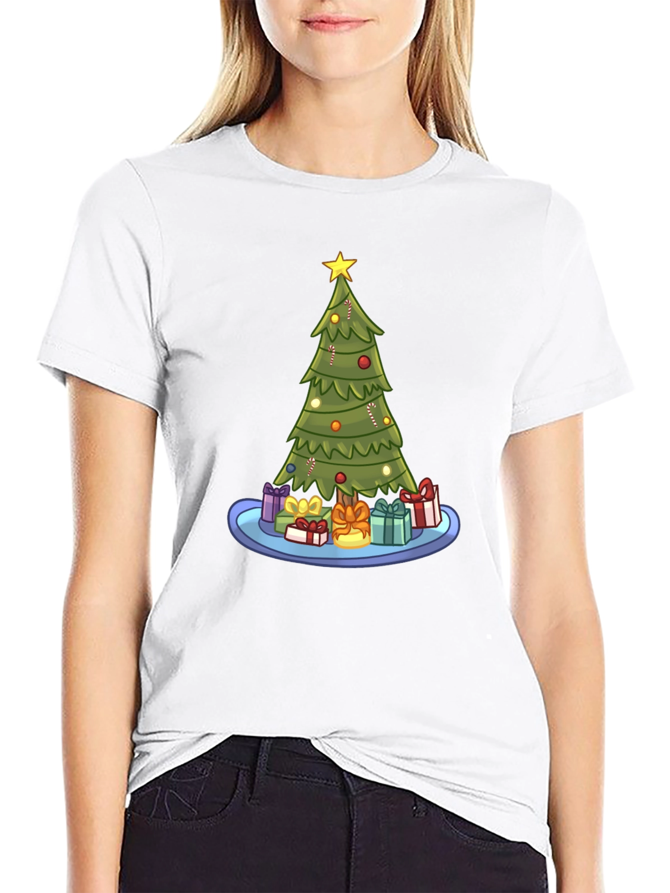 Festive Christmas Tree T-Shirt
