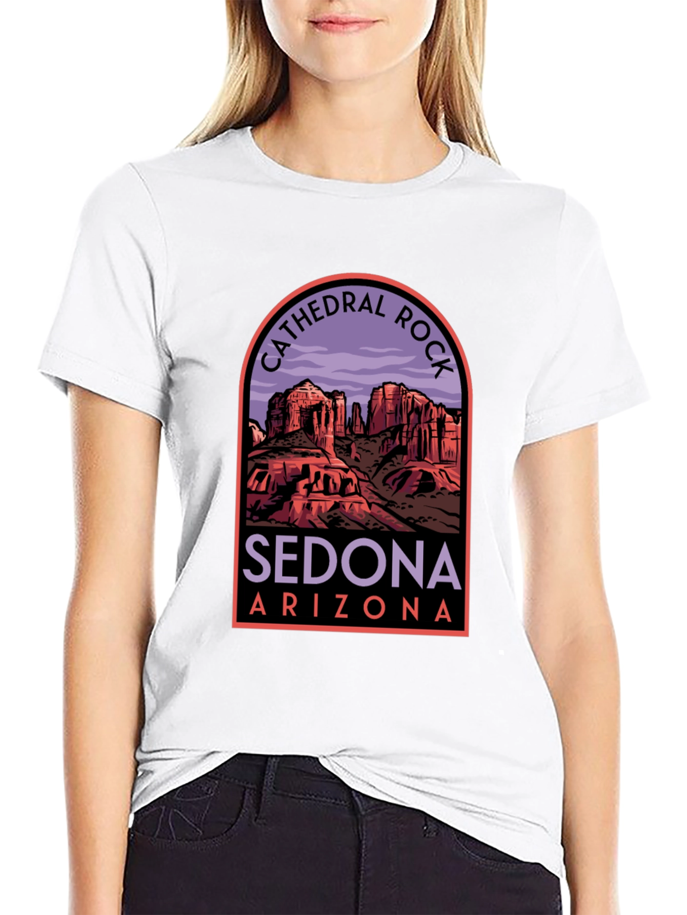 Cathedral Rock Sedona Arizona Graphic T-Shirt