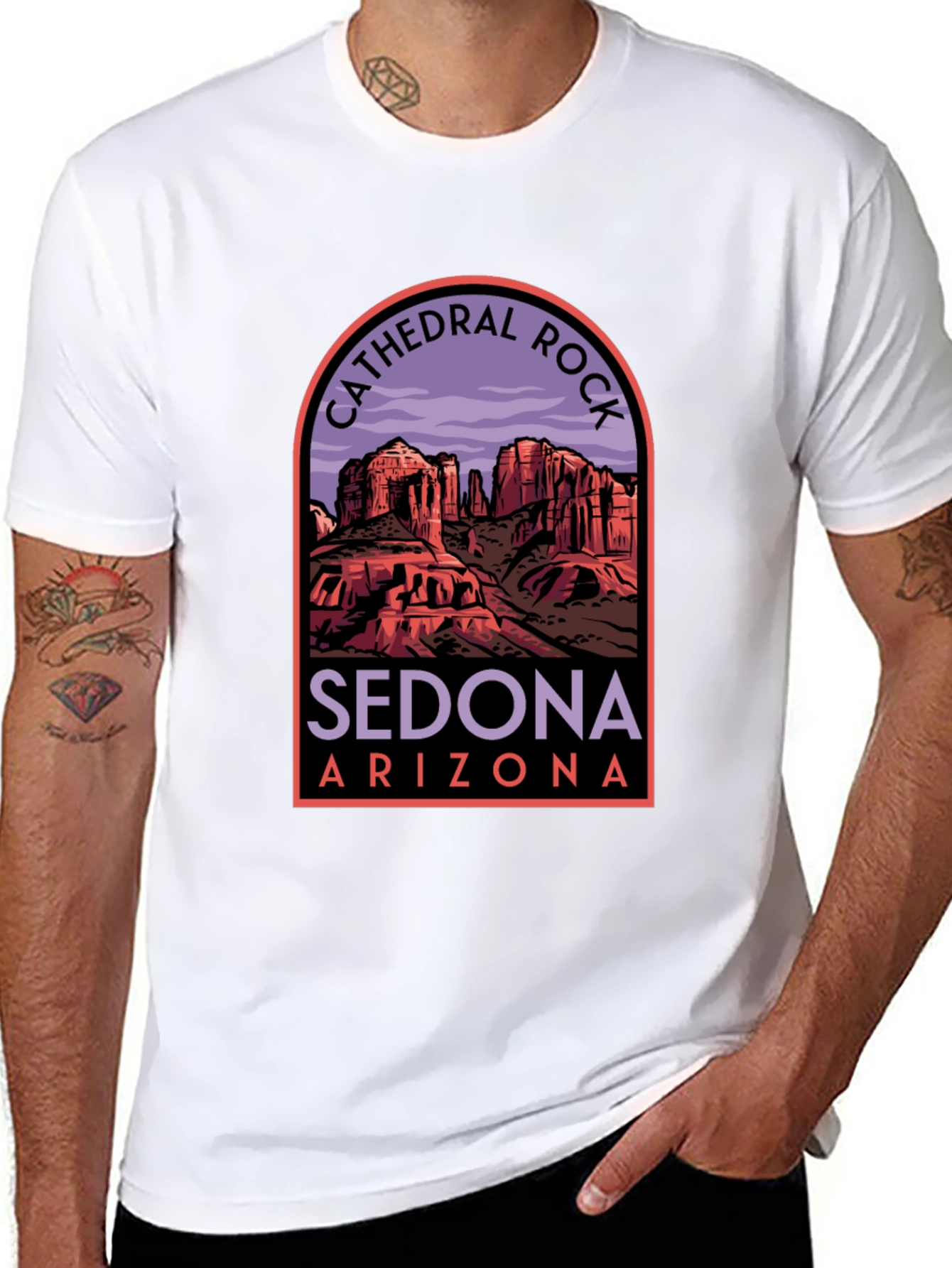 Cathedral Rock Sedona Arizona Graphic T-Shirt