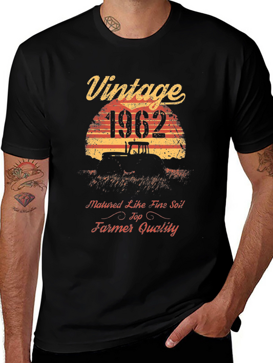 Vintage 1962 Farmer T-Shirt - Aged to Perfection