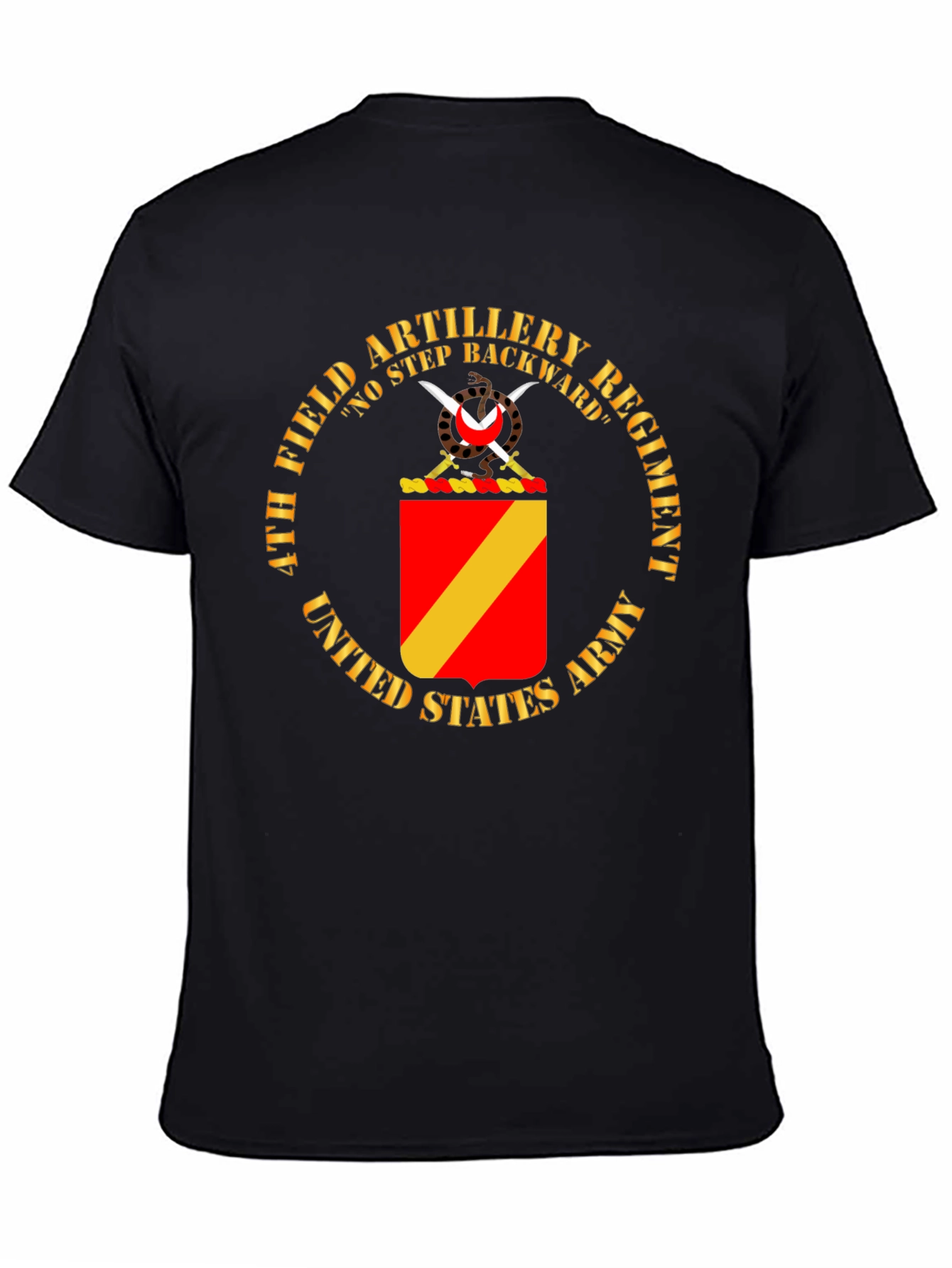 4th Field Artillery Regiment No Step Backward T-Shirt