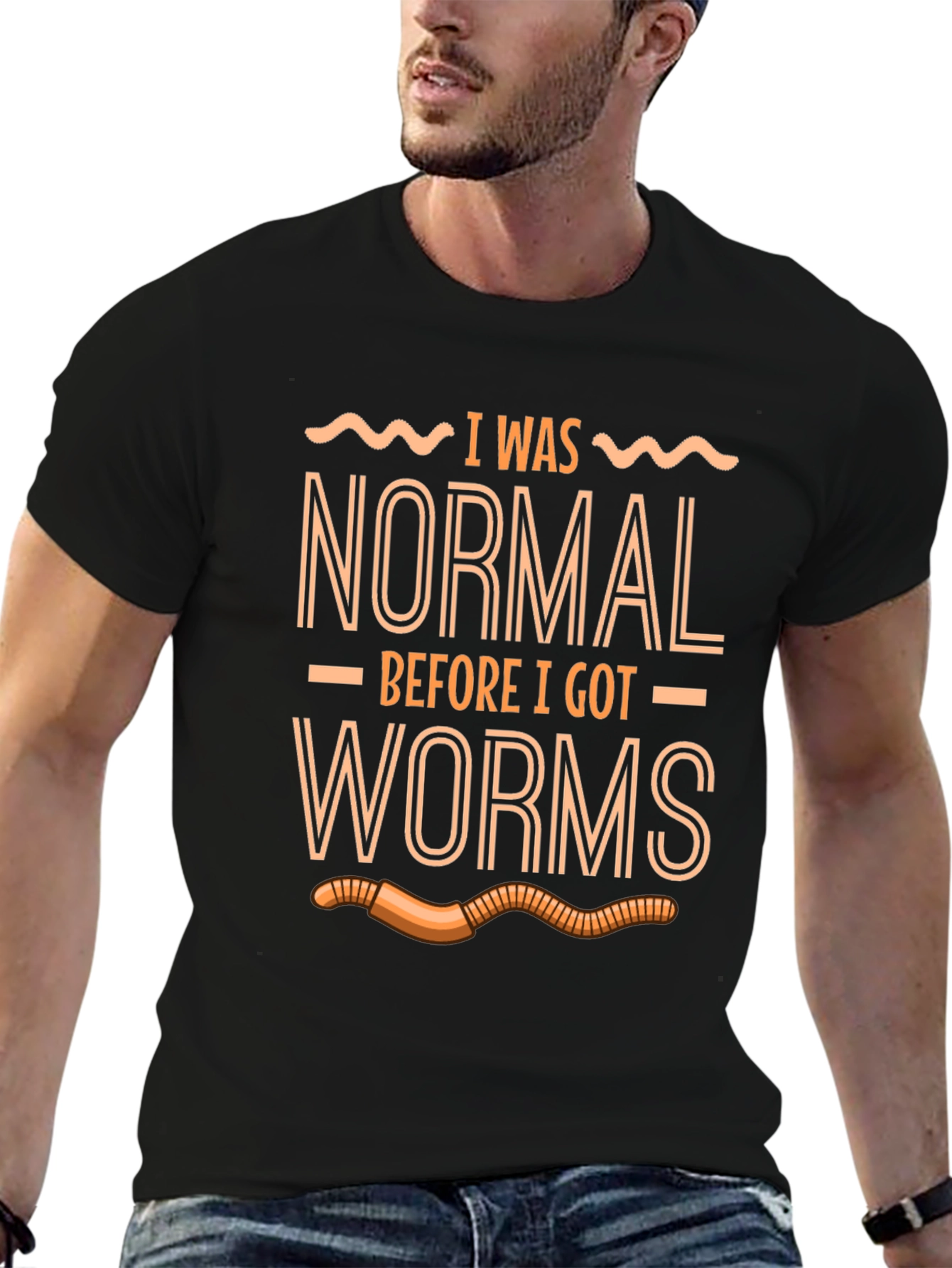 I Was Normal Before Worms T-Shirt