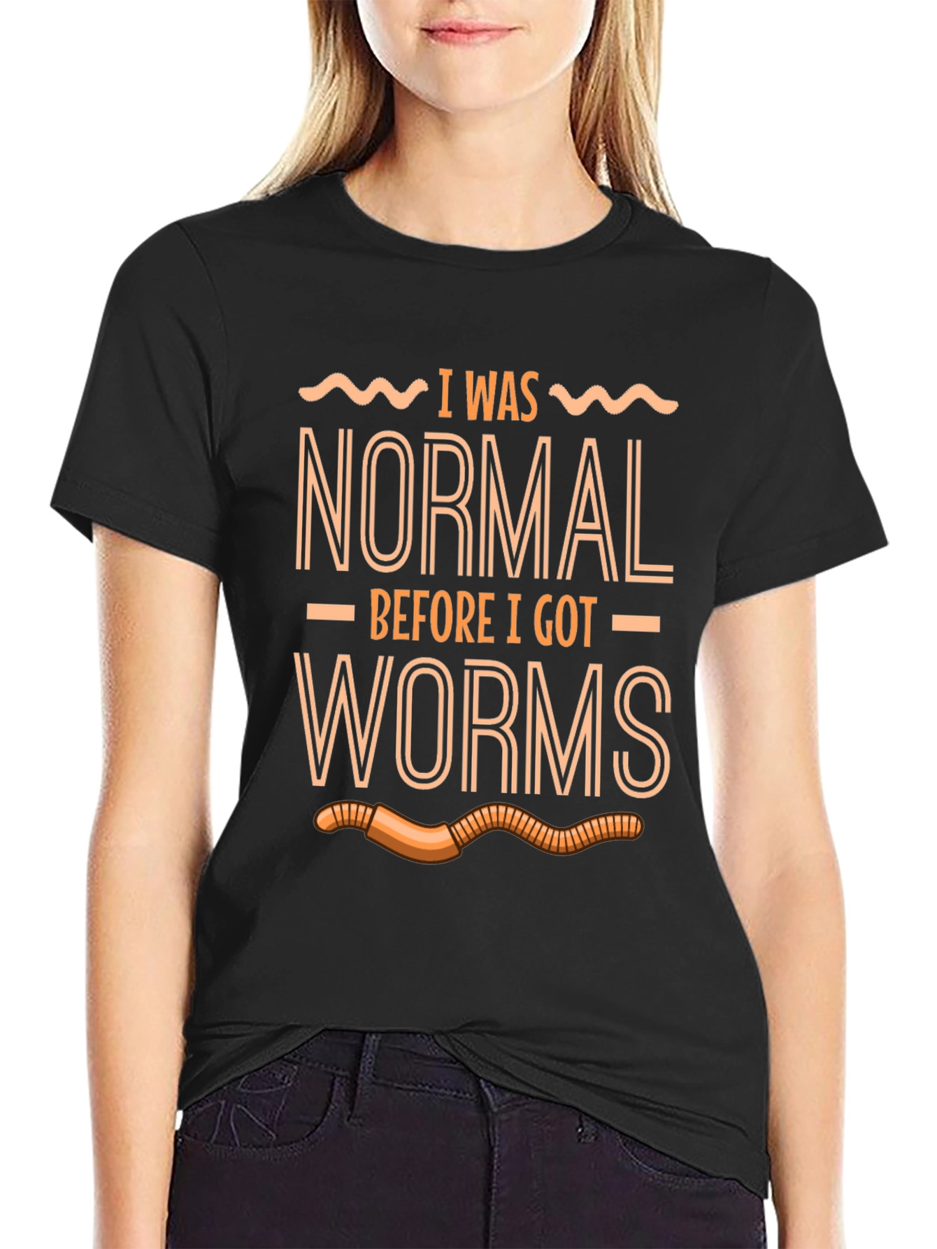 I Was Normal Before Worms T-Shirt