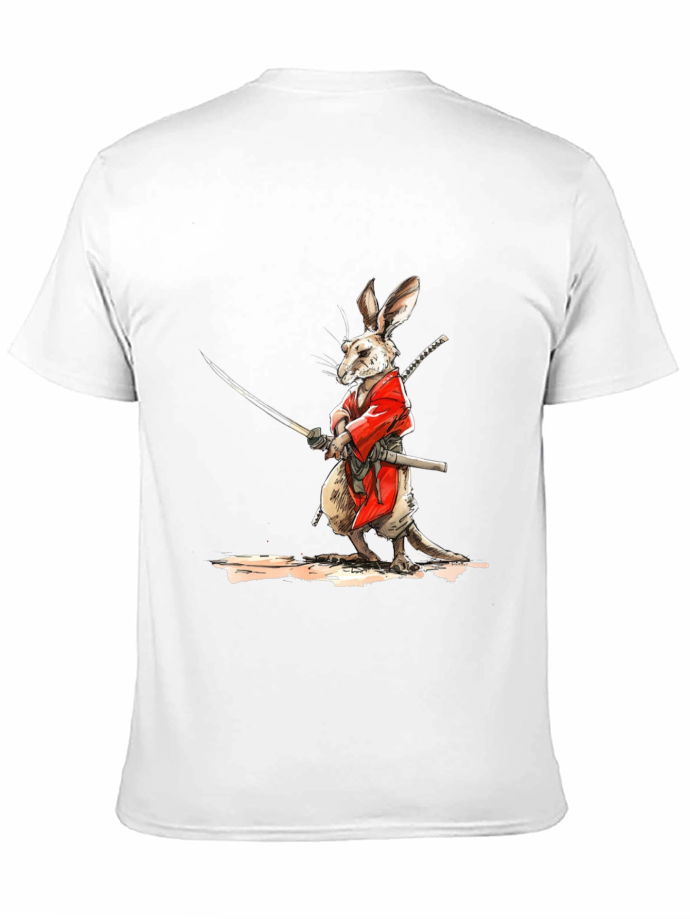 Samurai Rabbit Graphic T-Shirt