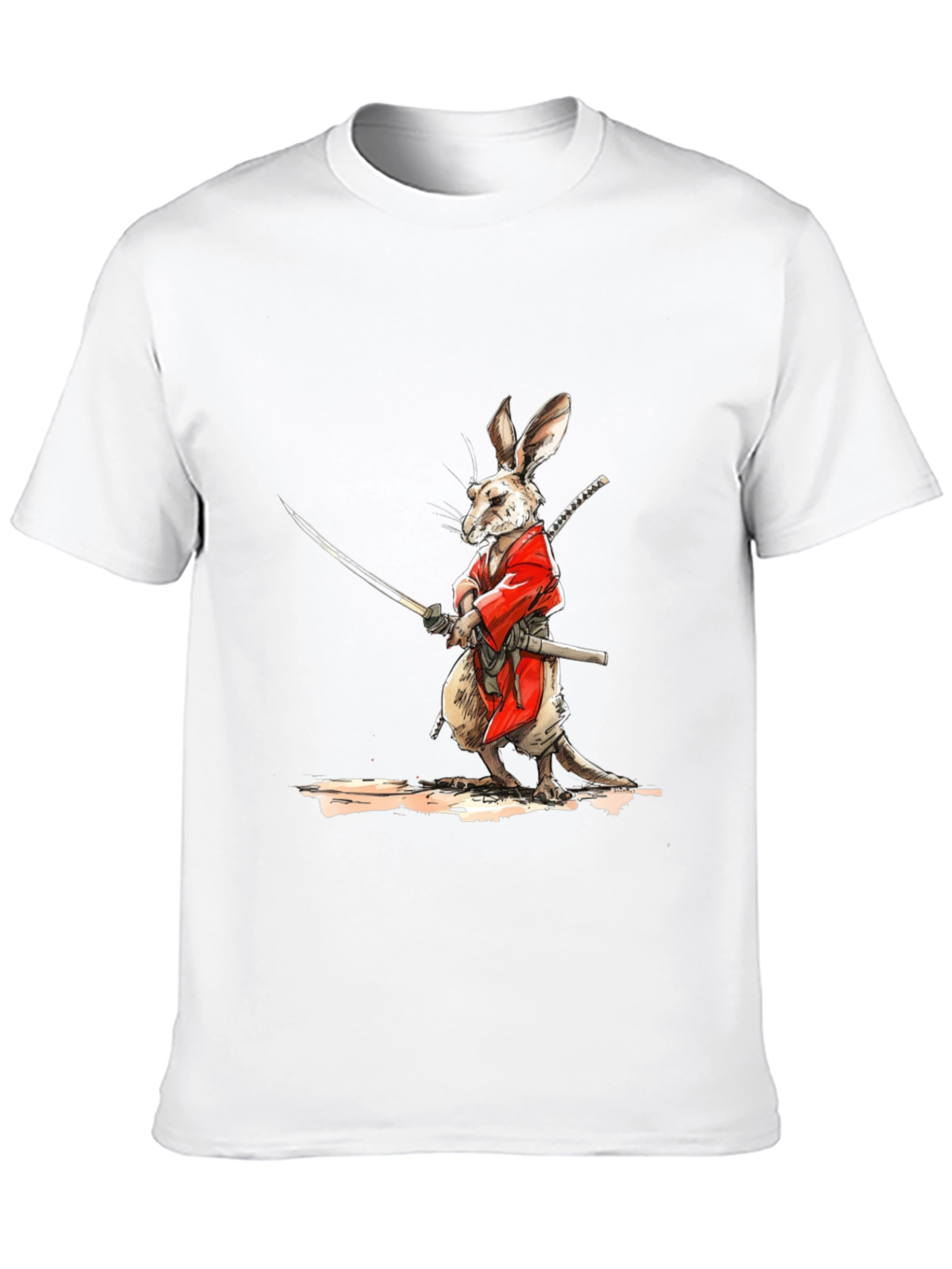 Samurai Rabbit Graphic T-Shirt