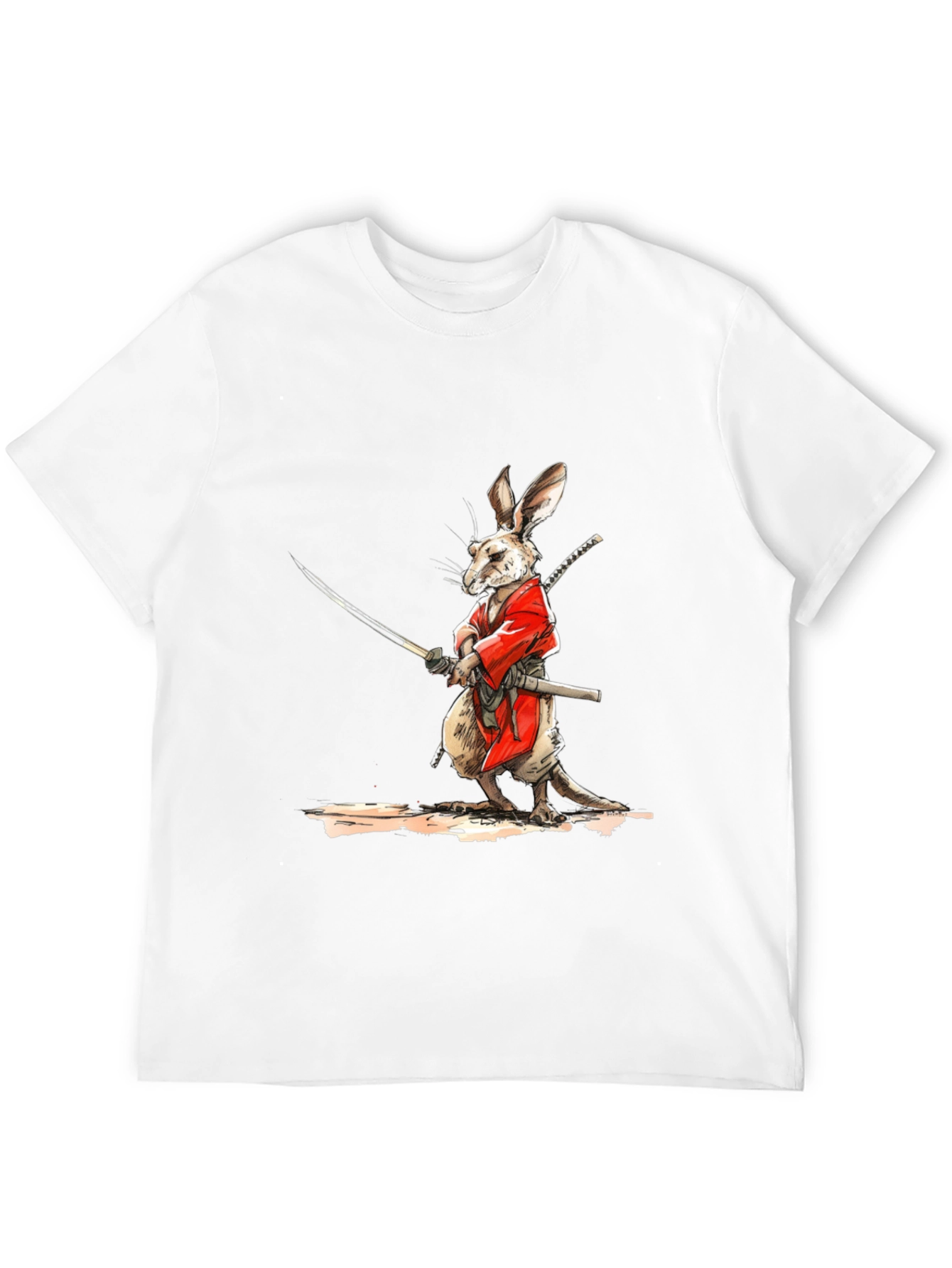 Samurai Rabbit Graphic T-Shirt