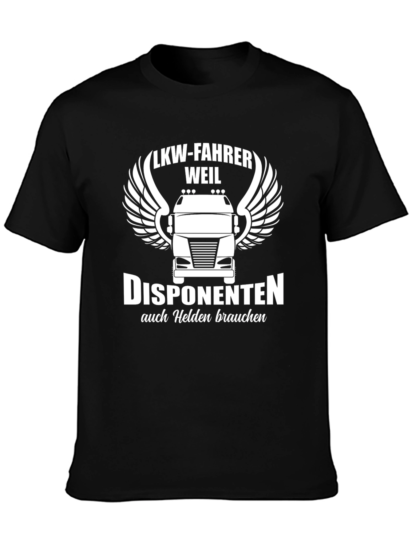 LKW-Fahrer Dispatcher Hero Graphic T-Shirt
