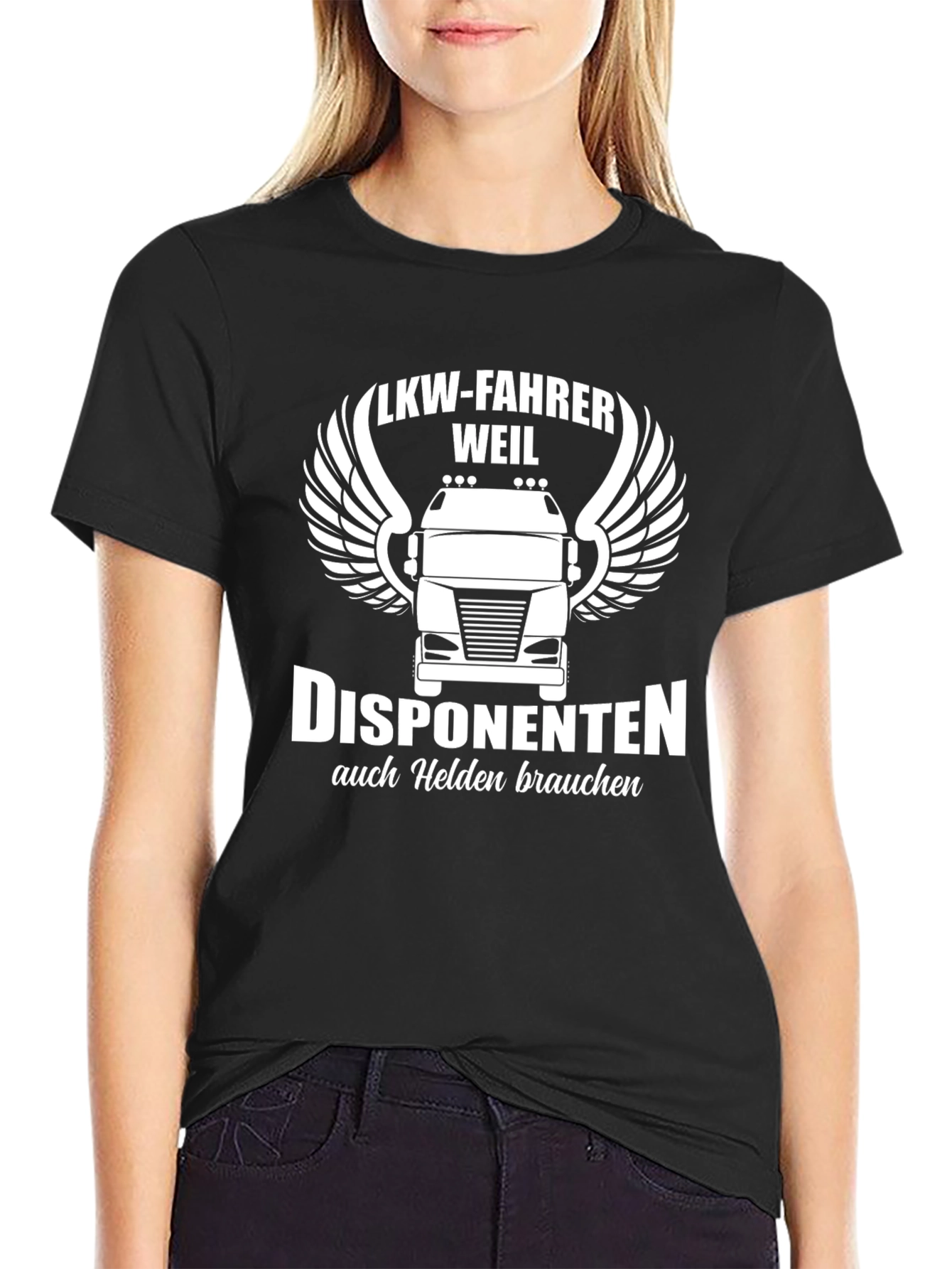 LKW-Fahrer Dispatcher Hero Graphic T-Shirt