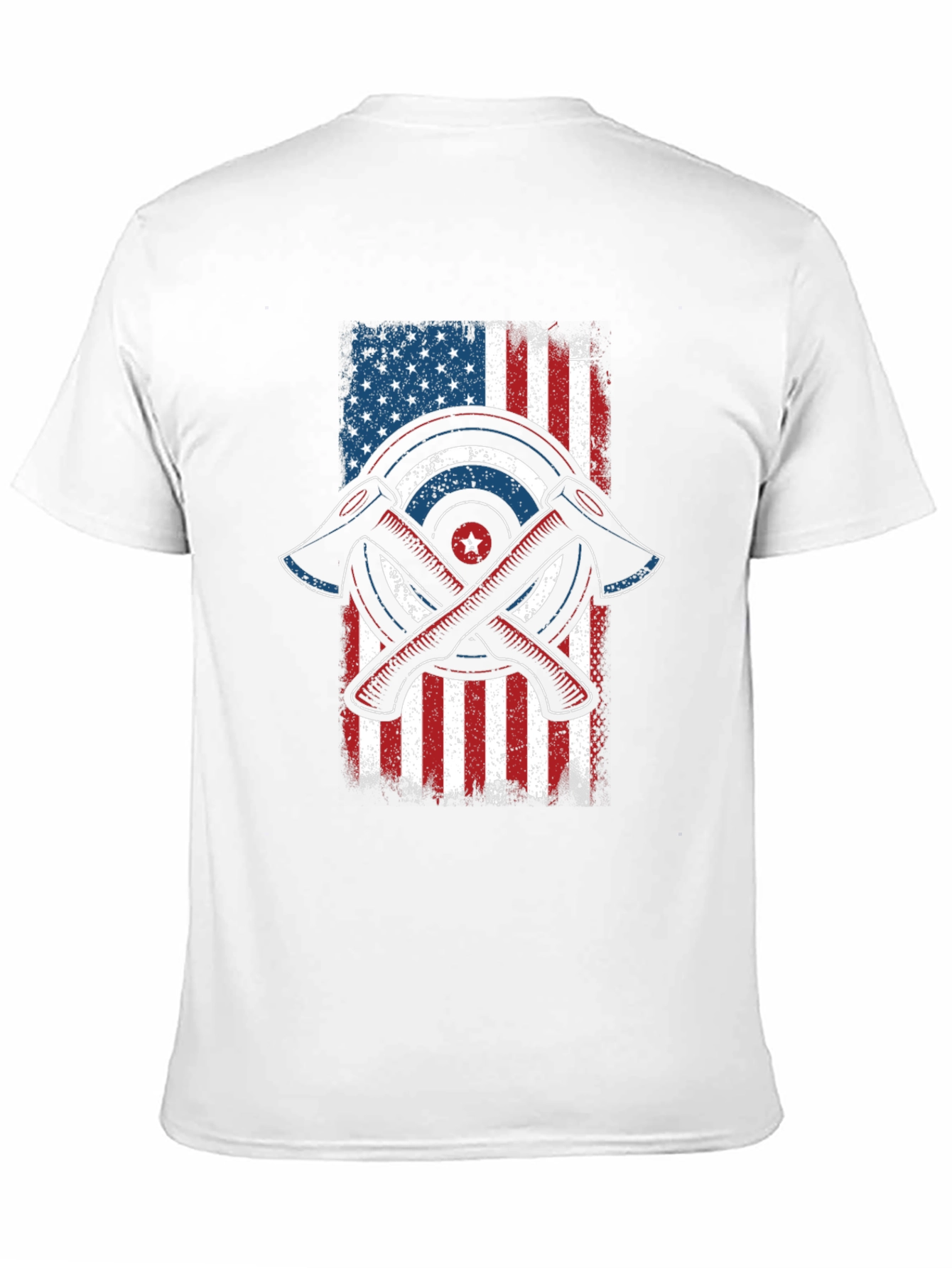 Axe Throwing American Flag Graphic Tee