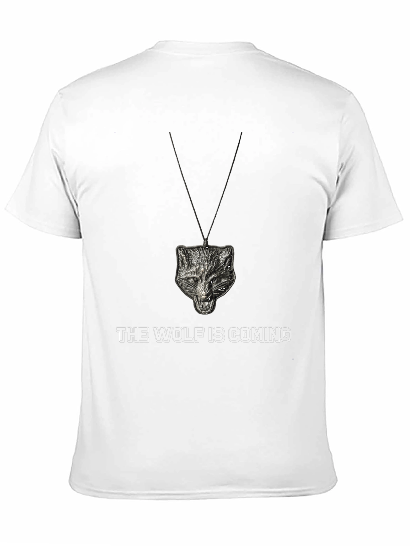 Wolf Pendant T-Shirt - The Wolf is Coming