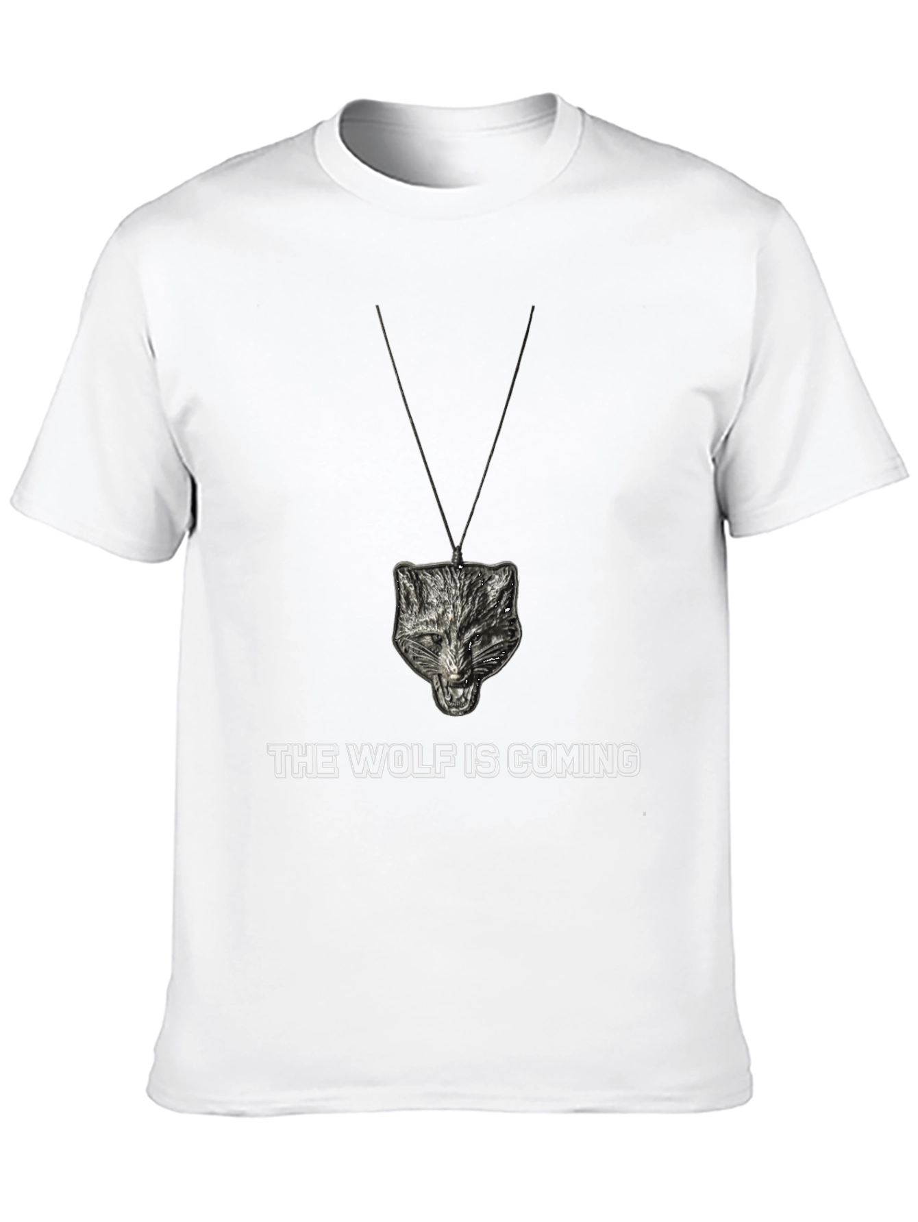 Wolf Pendant T-Shirt - The Wolf is Coming