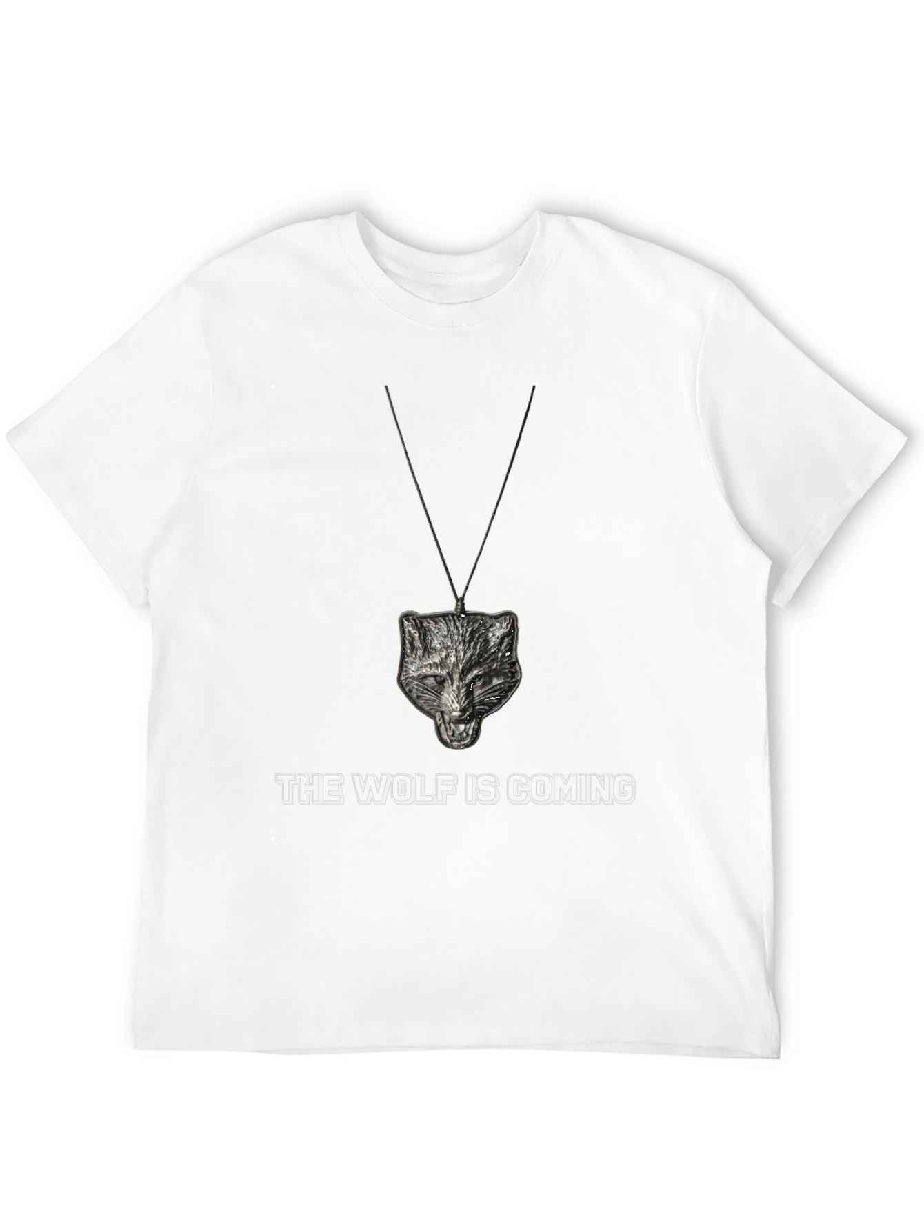 Wolf Pendant T-Shirt - The Wolf is Coming