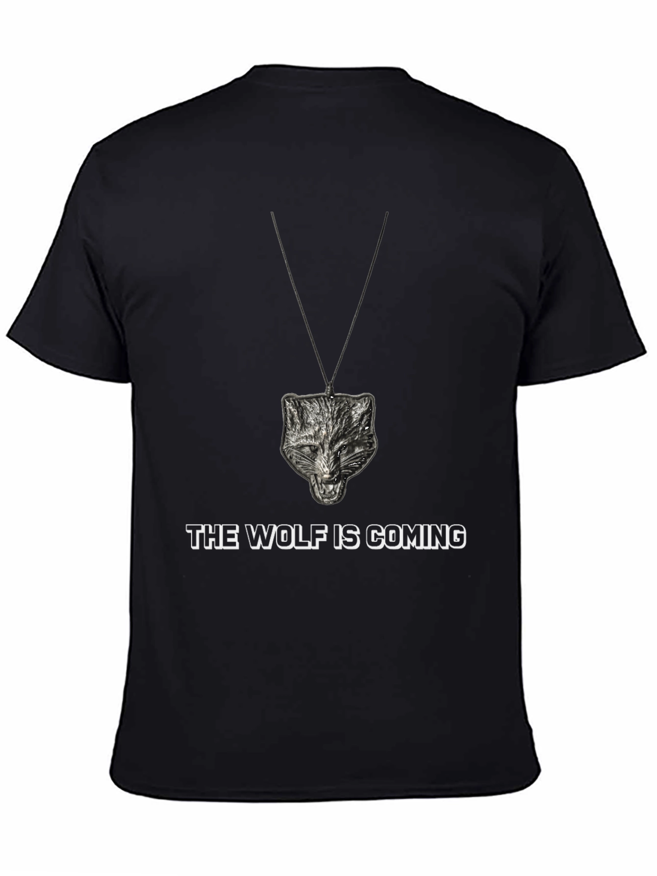 Wolf Pendant T-Shirt - The Wolf is Coming