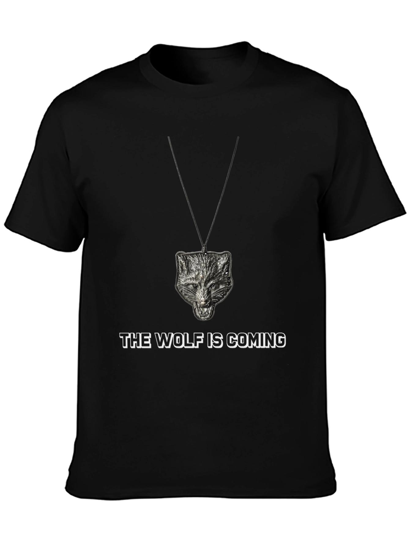 Wolf Pendant T-Shirt - The Wolf is Coming