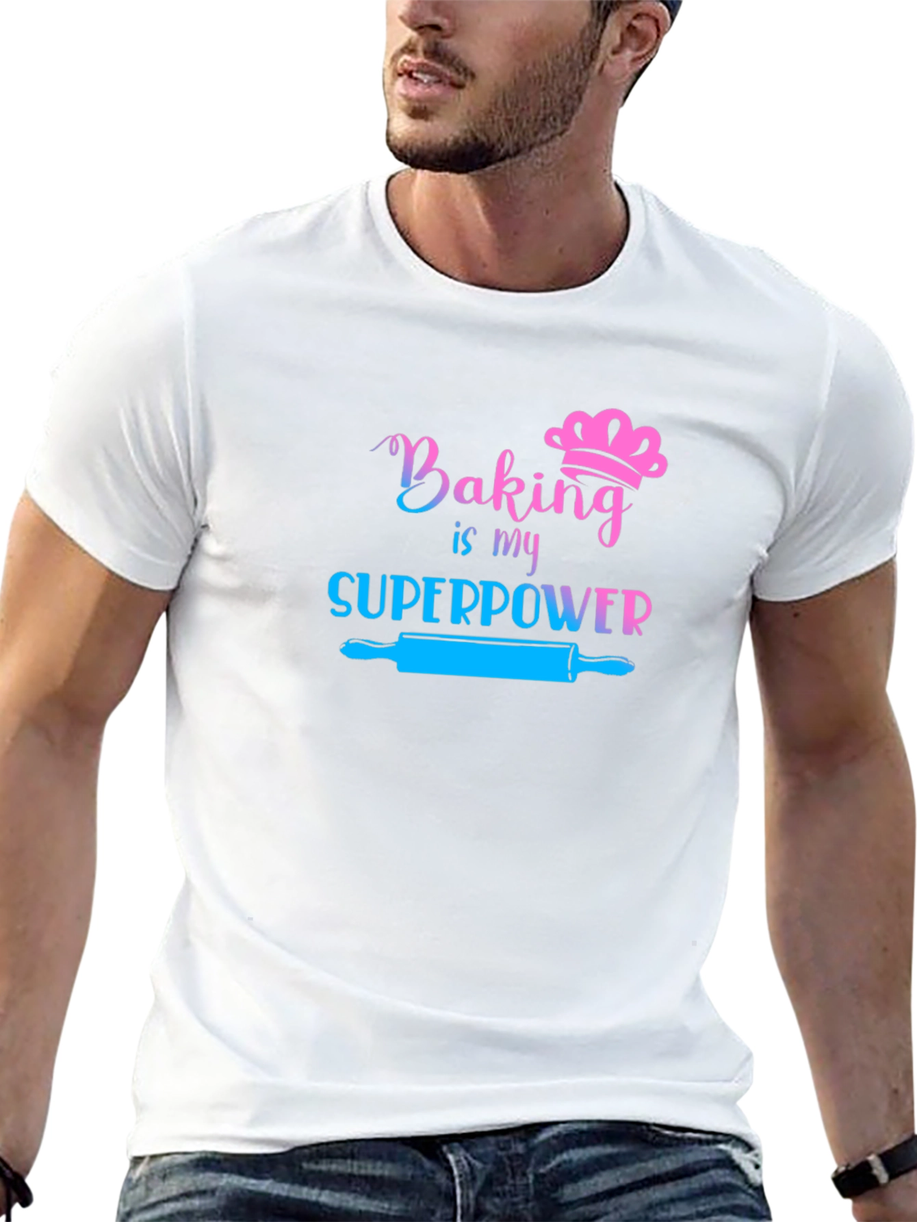Baking is My Superpower Graphic T-Shirt