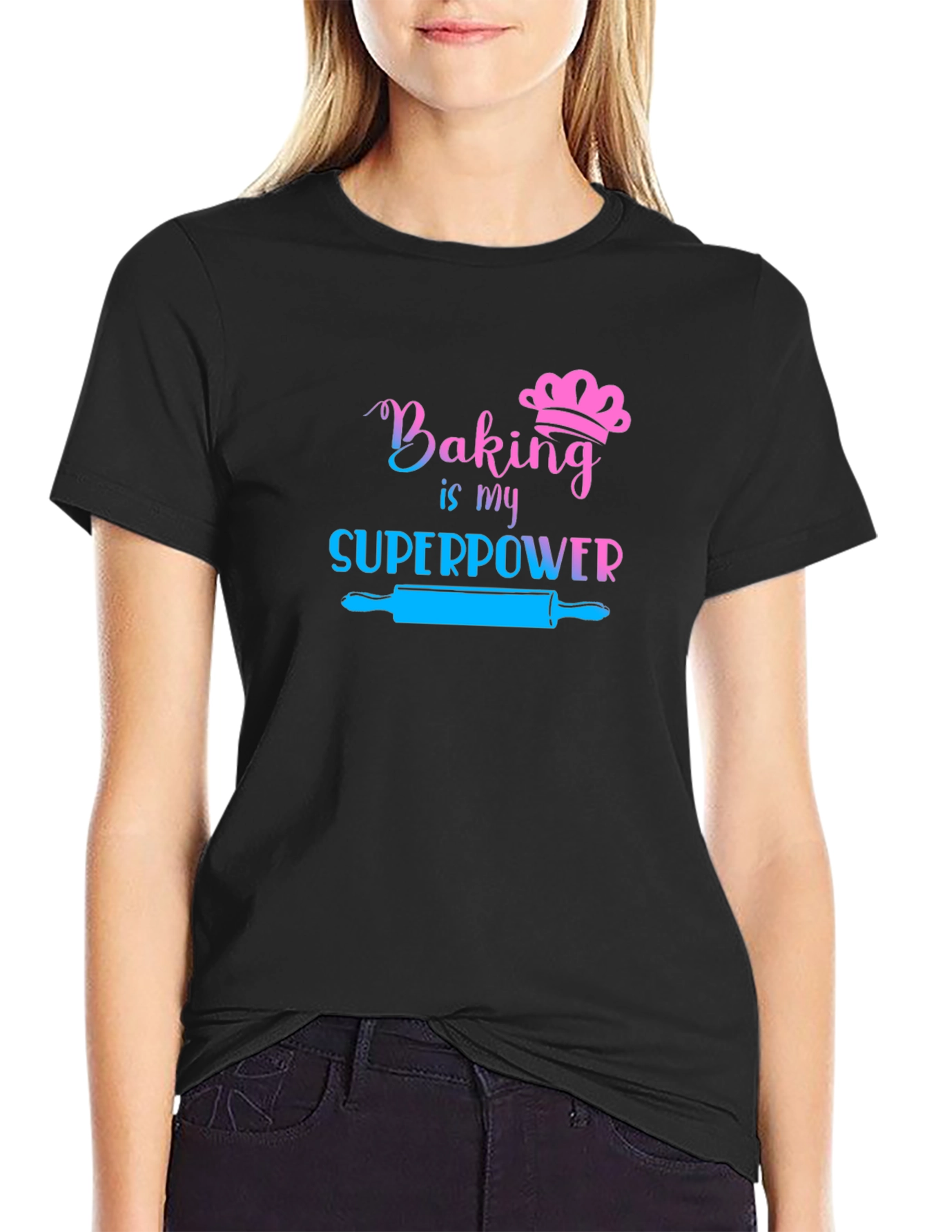 Baking is My Superpower Graphic T-Shirt