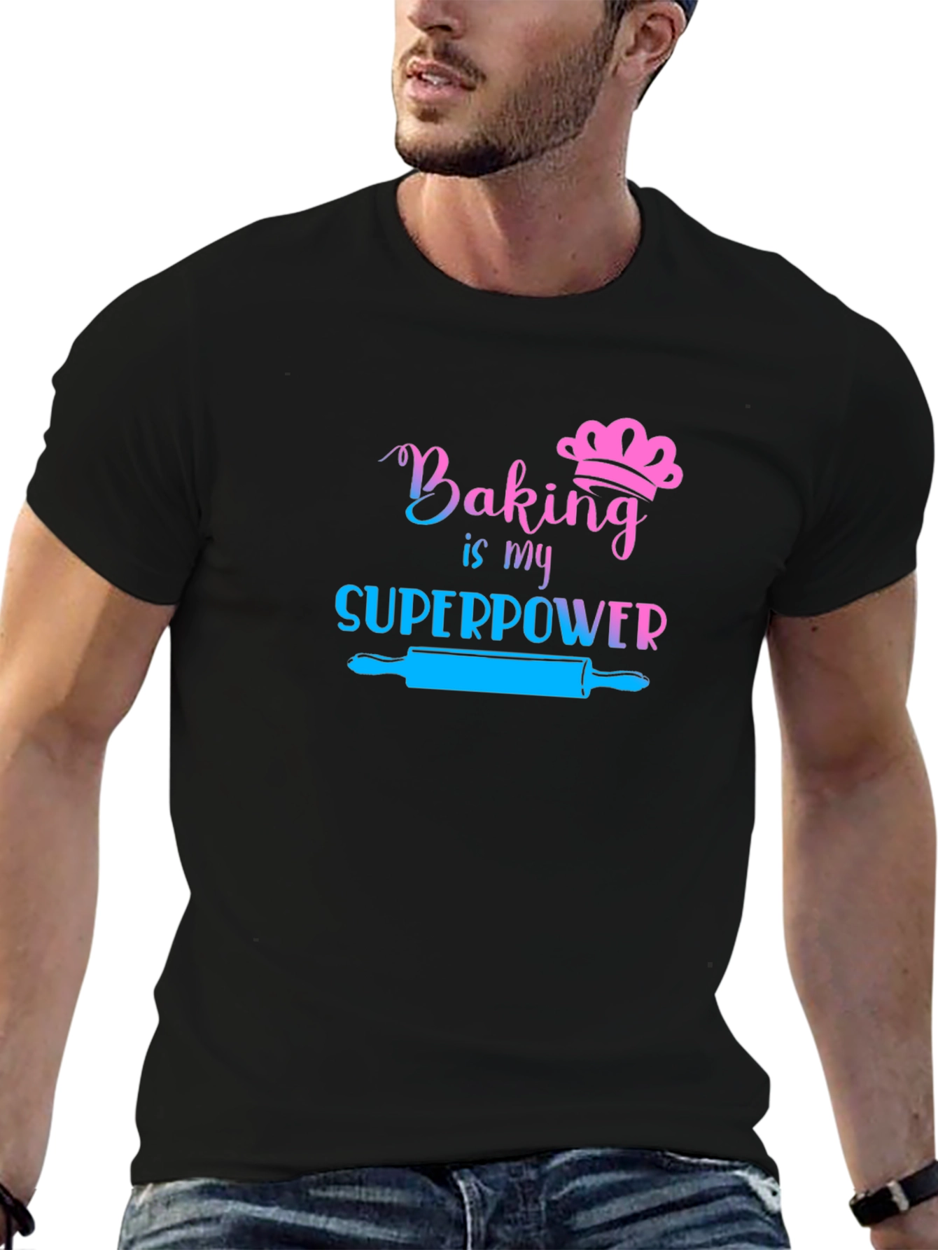 Baking is My Superpower Graphic T-Shirt
