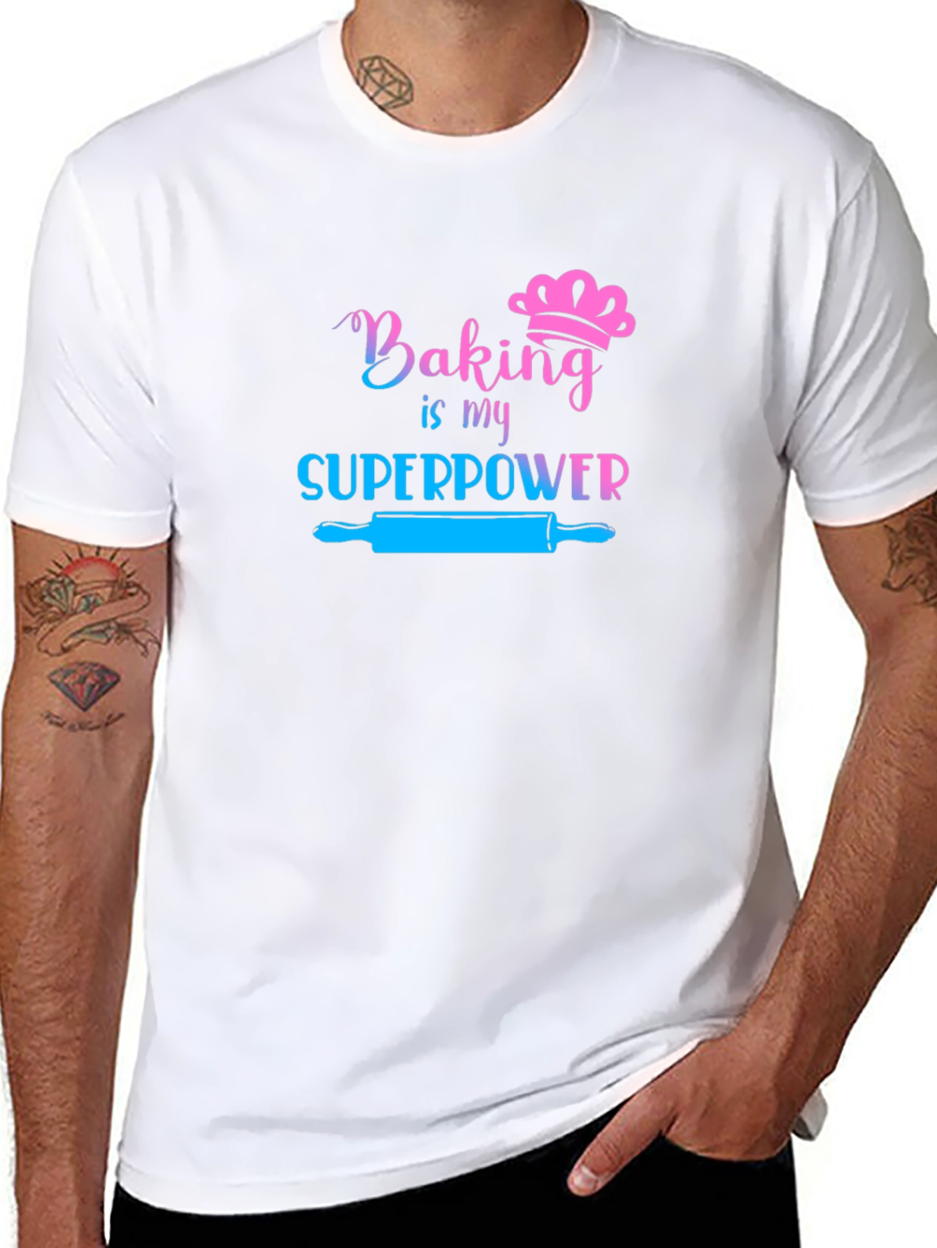 Baking is My Superpower Graphic T-Shirt